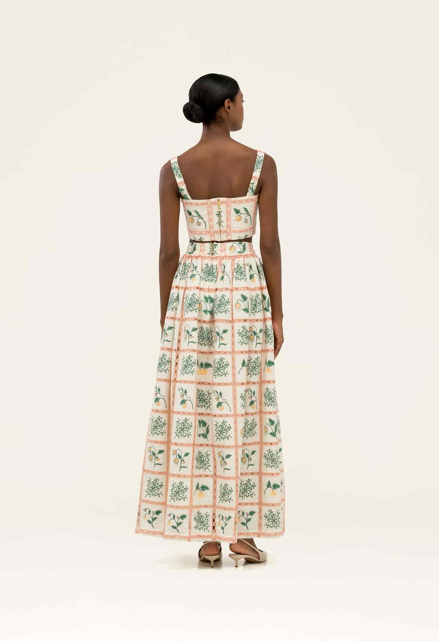 Tangelo Uchuva Maxi Skirt - miniatura 4