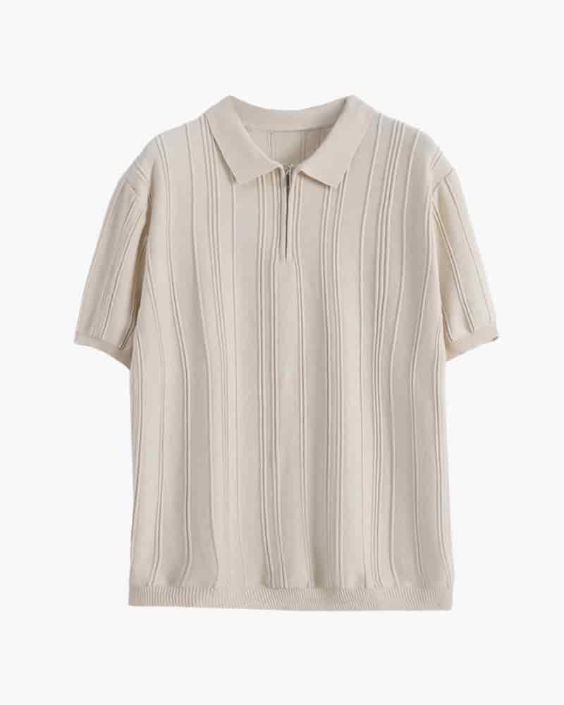 Signature Zip-Up Polo - miniatura 3
