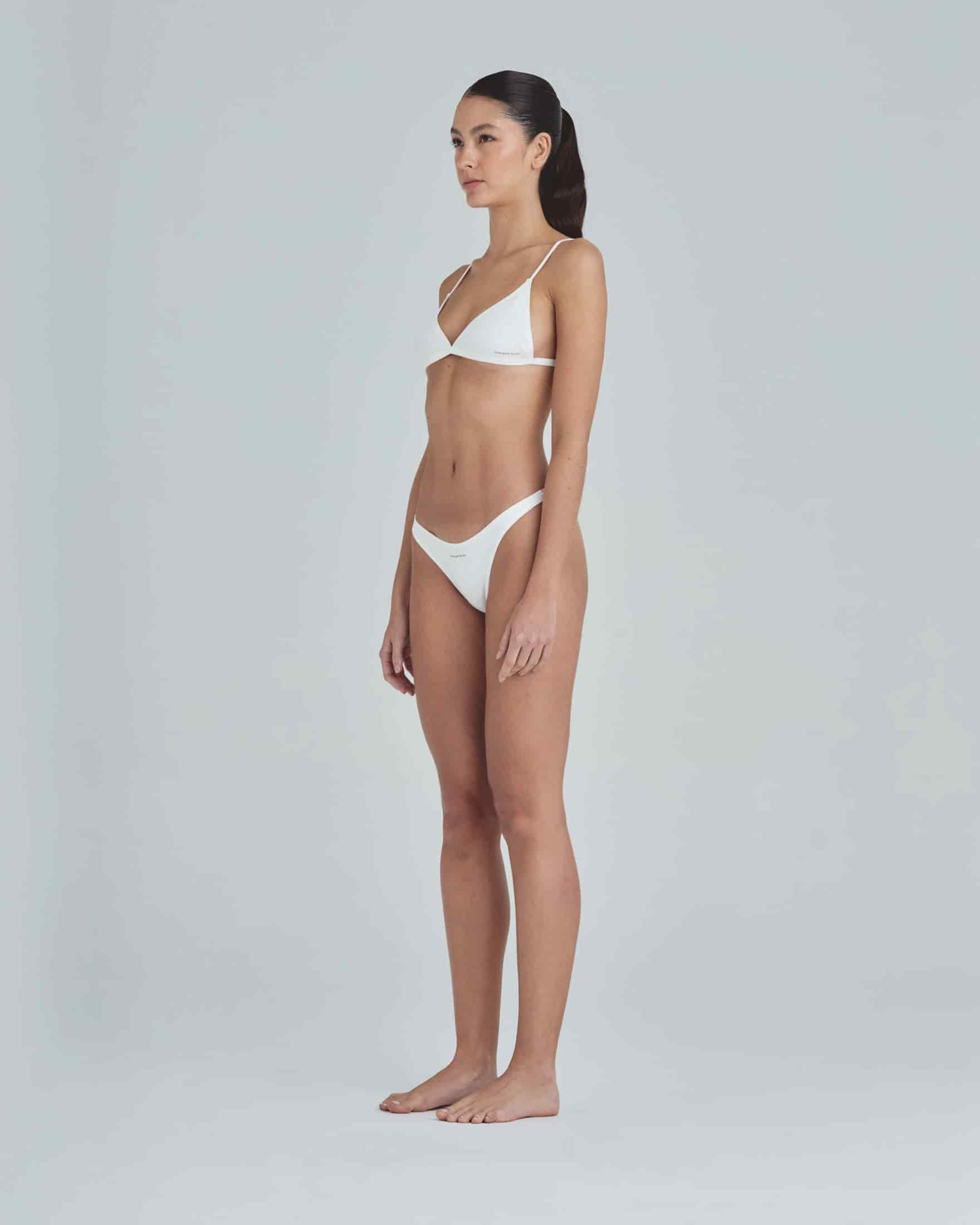 Line Undergold Studio Triangle Bralette Top White - miniatura 5
