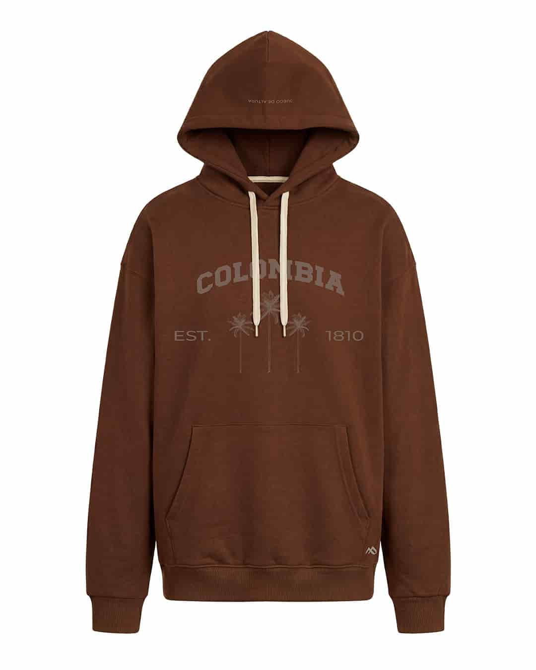 Buzo Unisex con Capota Marfil Palmera Escudo - miniatura 7