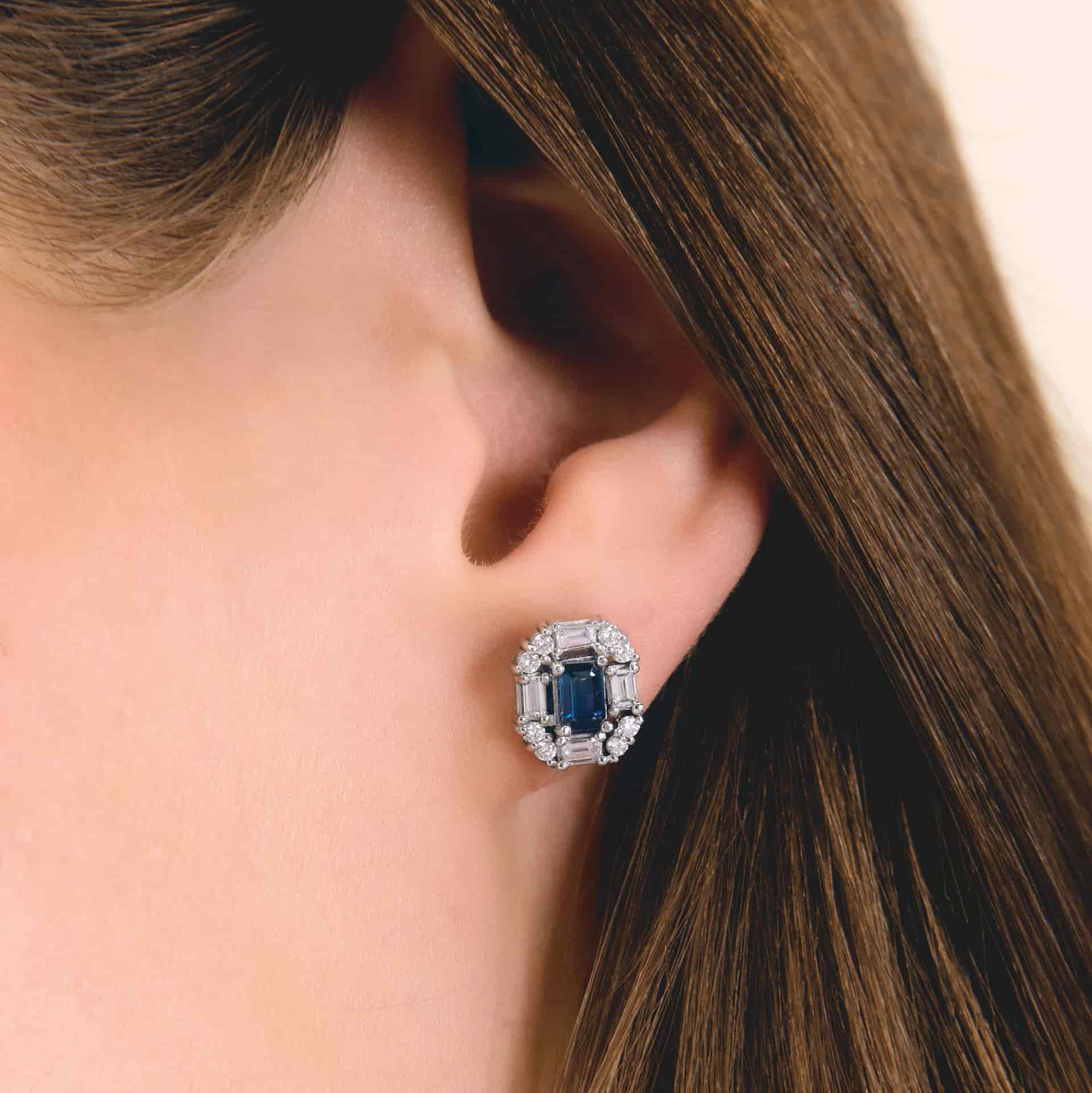 Arete Royalty vintage baguettes - miniatura 2