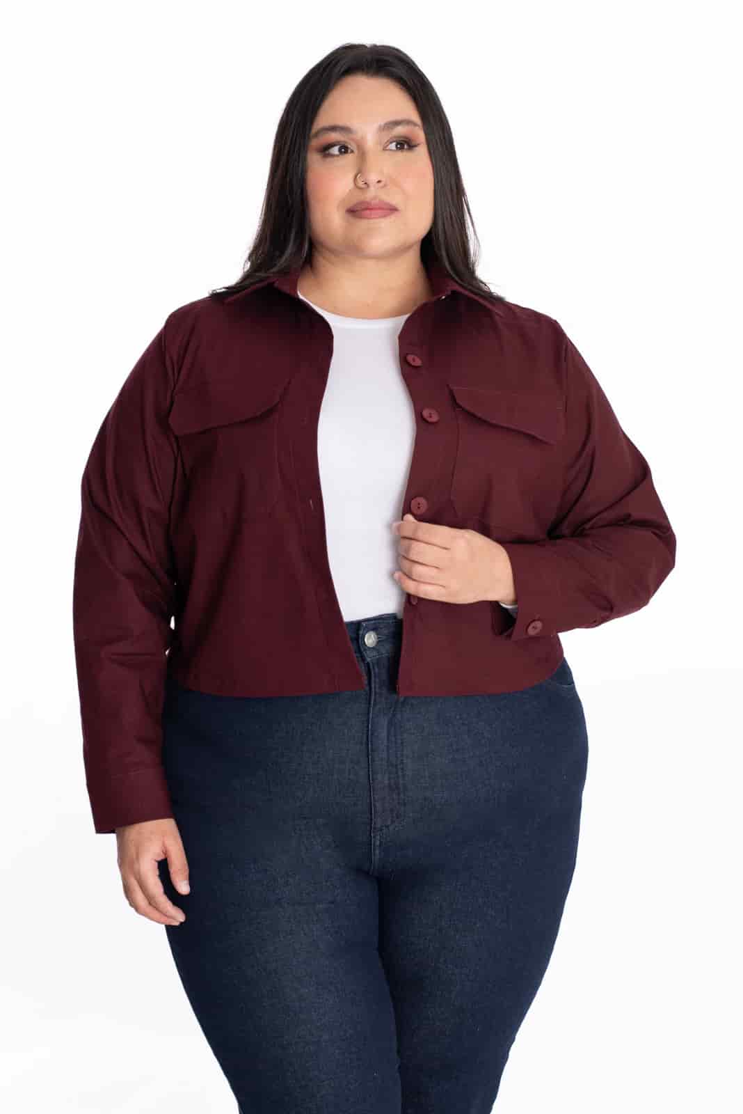 Chaqueta Ramona Vino Tinto - miniatura 7