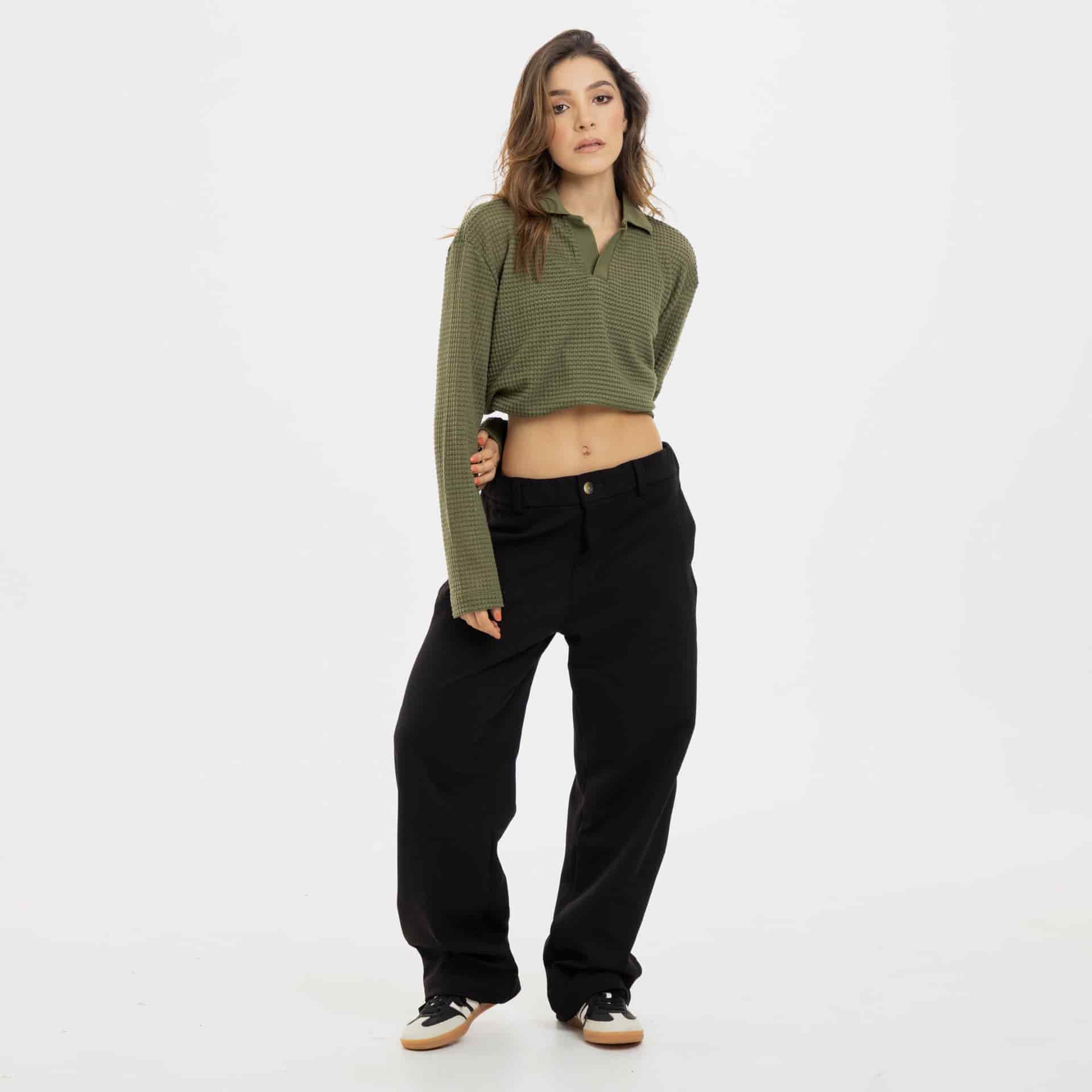 Black EcoDrift Trousers - miniatura 1