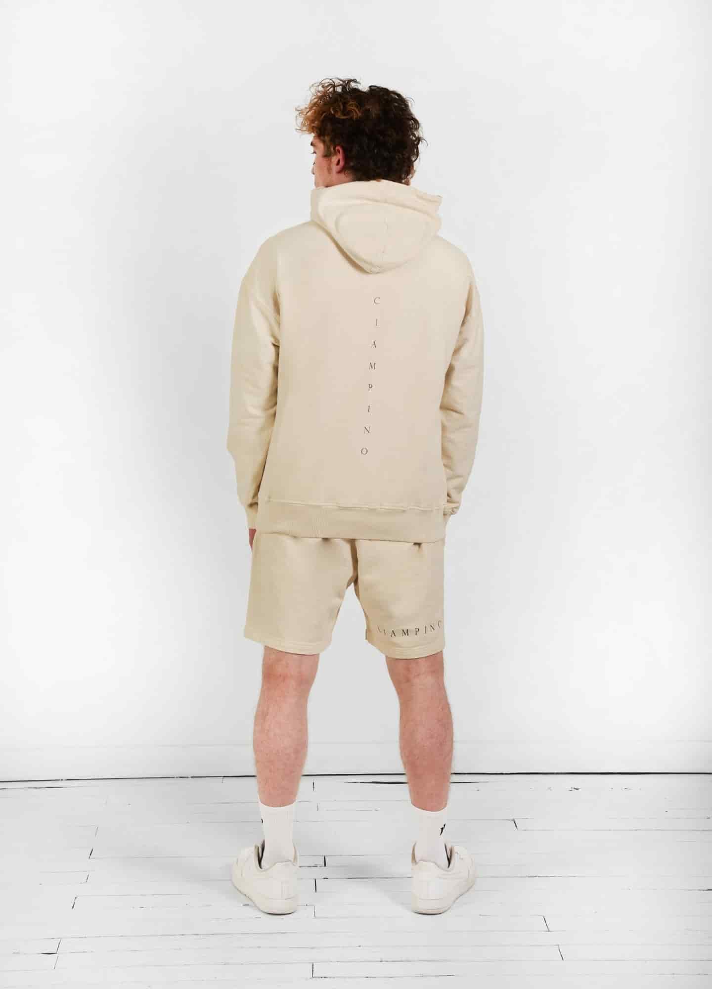 Basic Ciampino Hoodie - Crema - miniatura 5