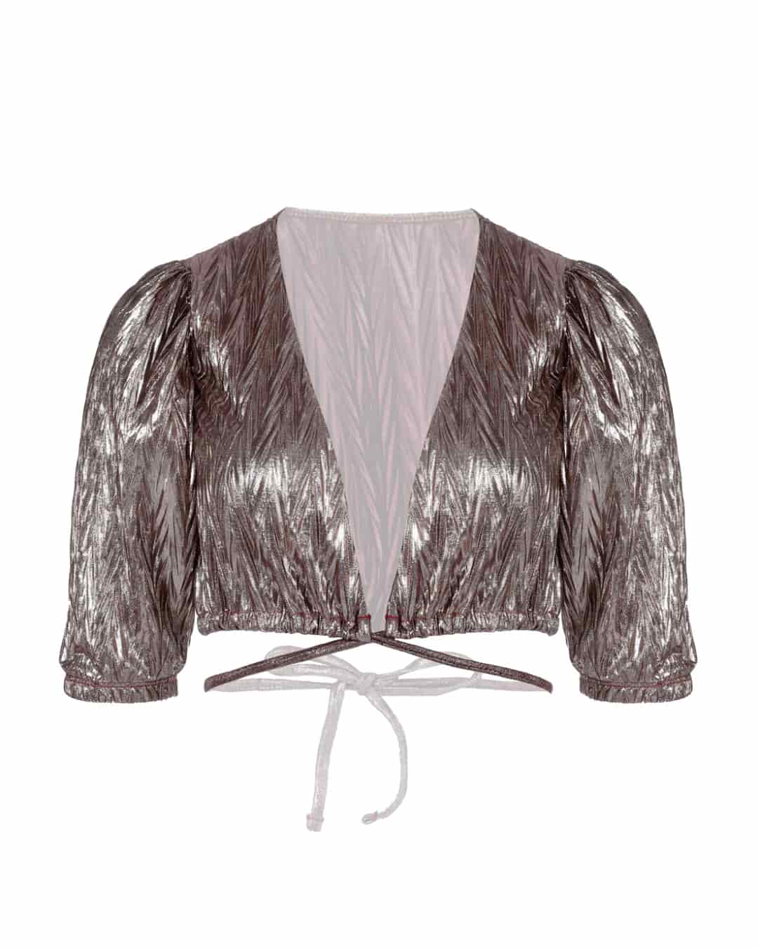 Crop top DISCO METALIZADO - miniatura 2
