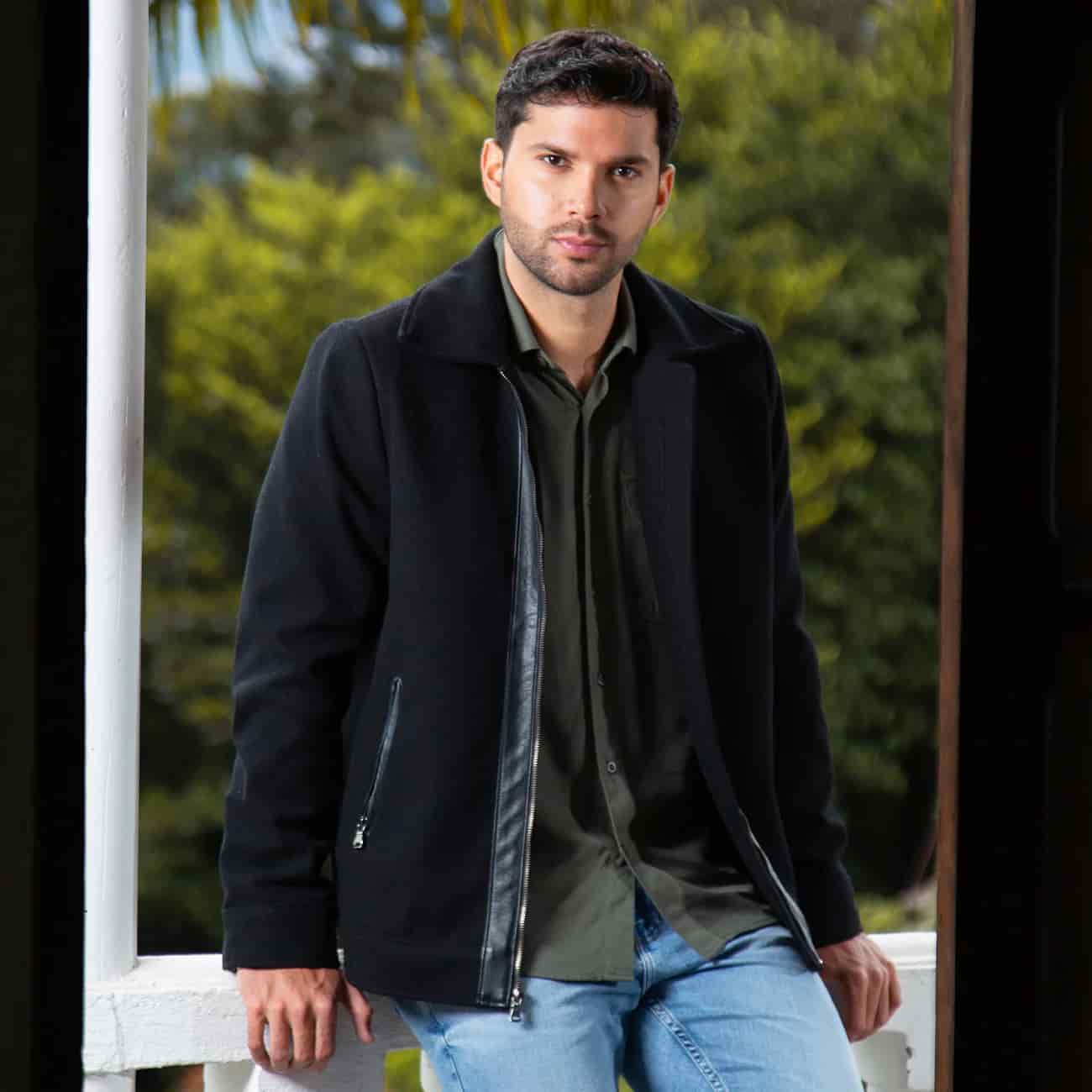 Chaqueta Slim Paño Oliver - miniatura 1
