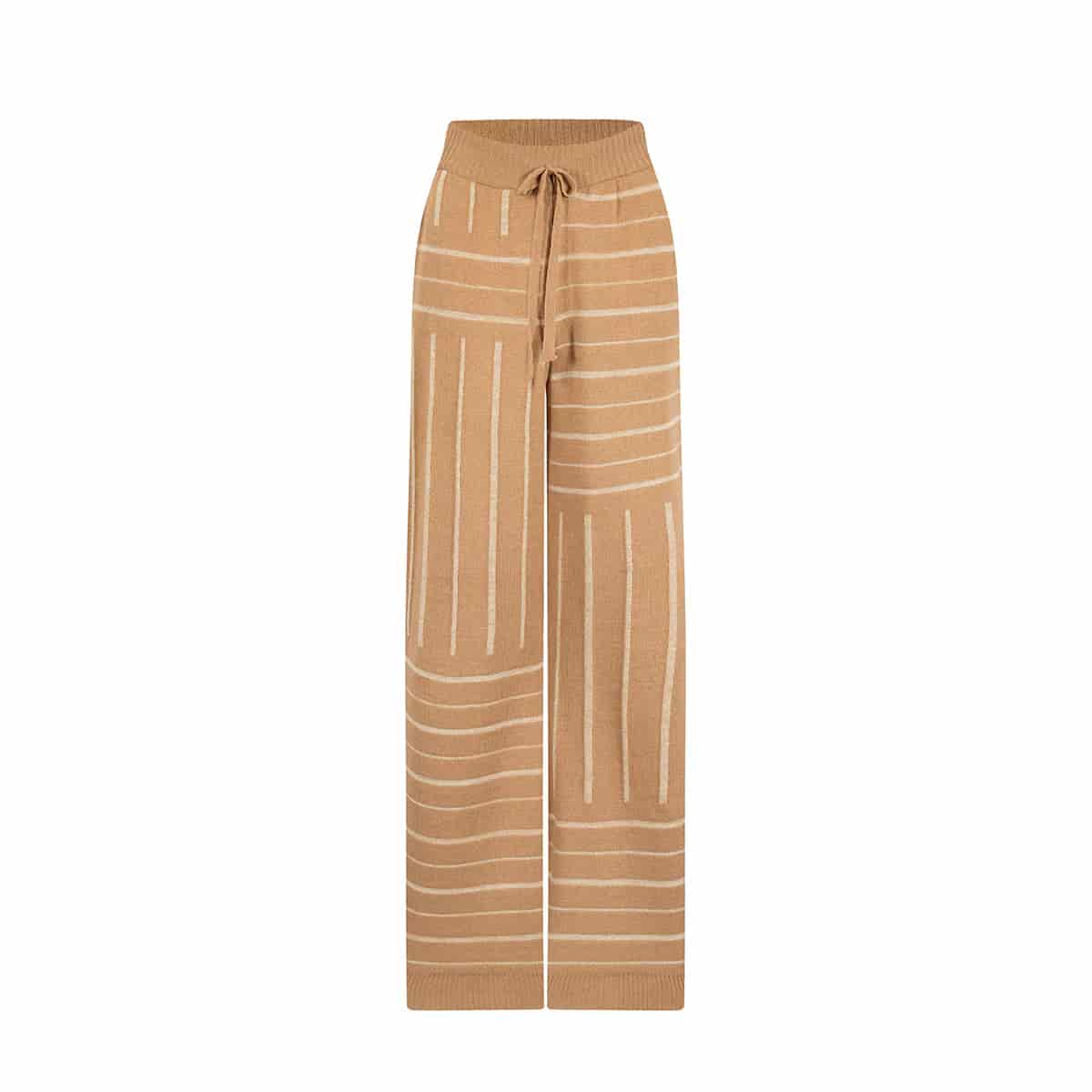 PANTALON NOBU BEIGE-DORADO - miniatura 6