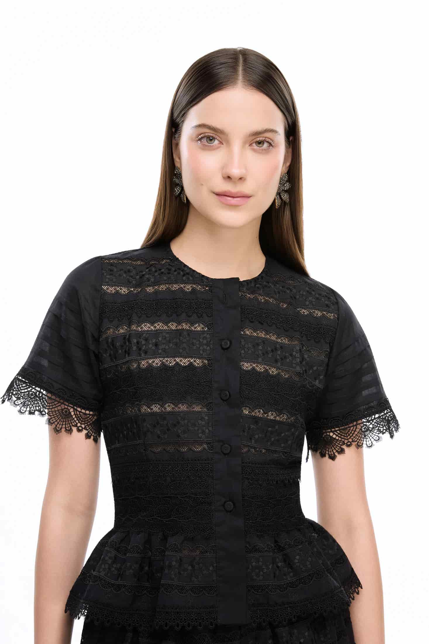 MALAGA TOP BLACK - miniatura 1