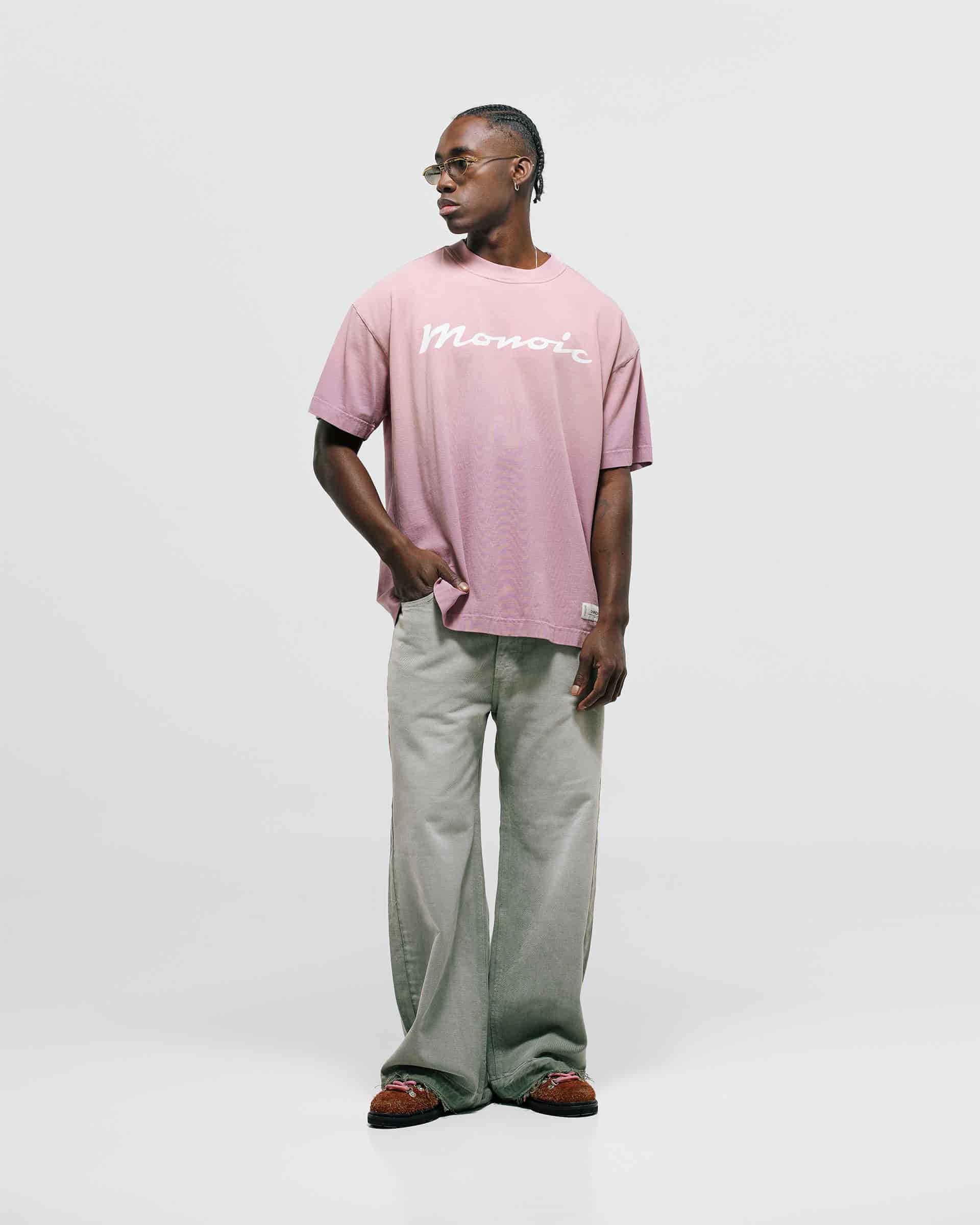 Camiseta Boxy Fit Riva - Rosado Malva Degradé - miniatura 2