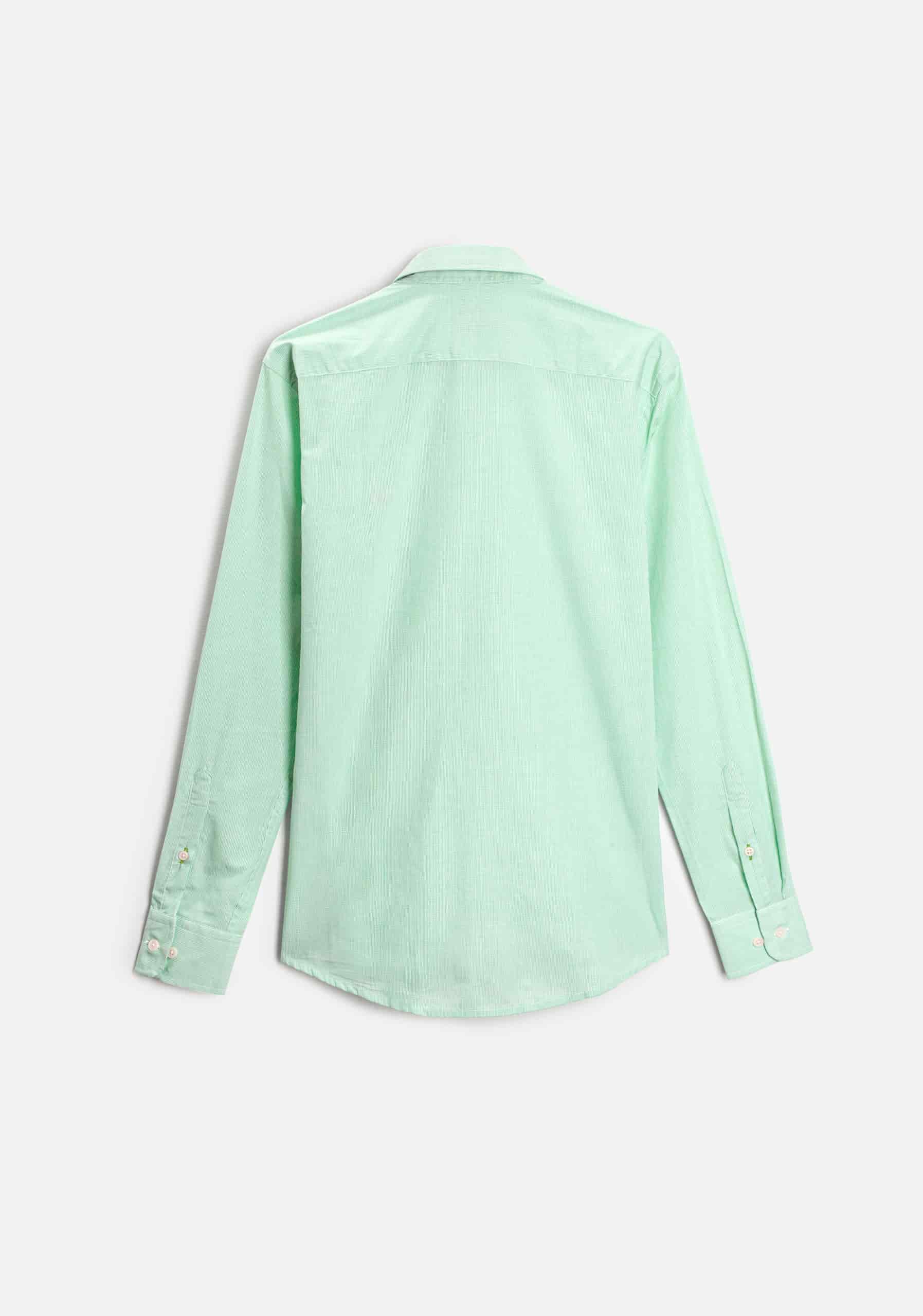 Camisa H CBD Cuadros Peq L-Atn Verde Claro - miniatura 4