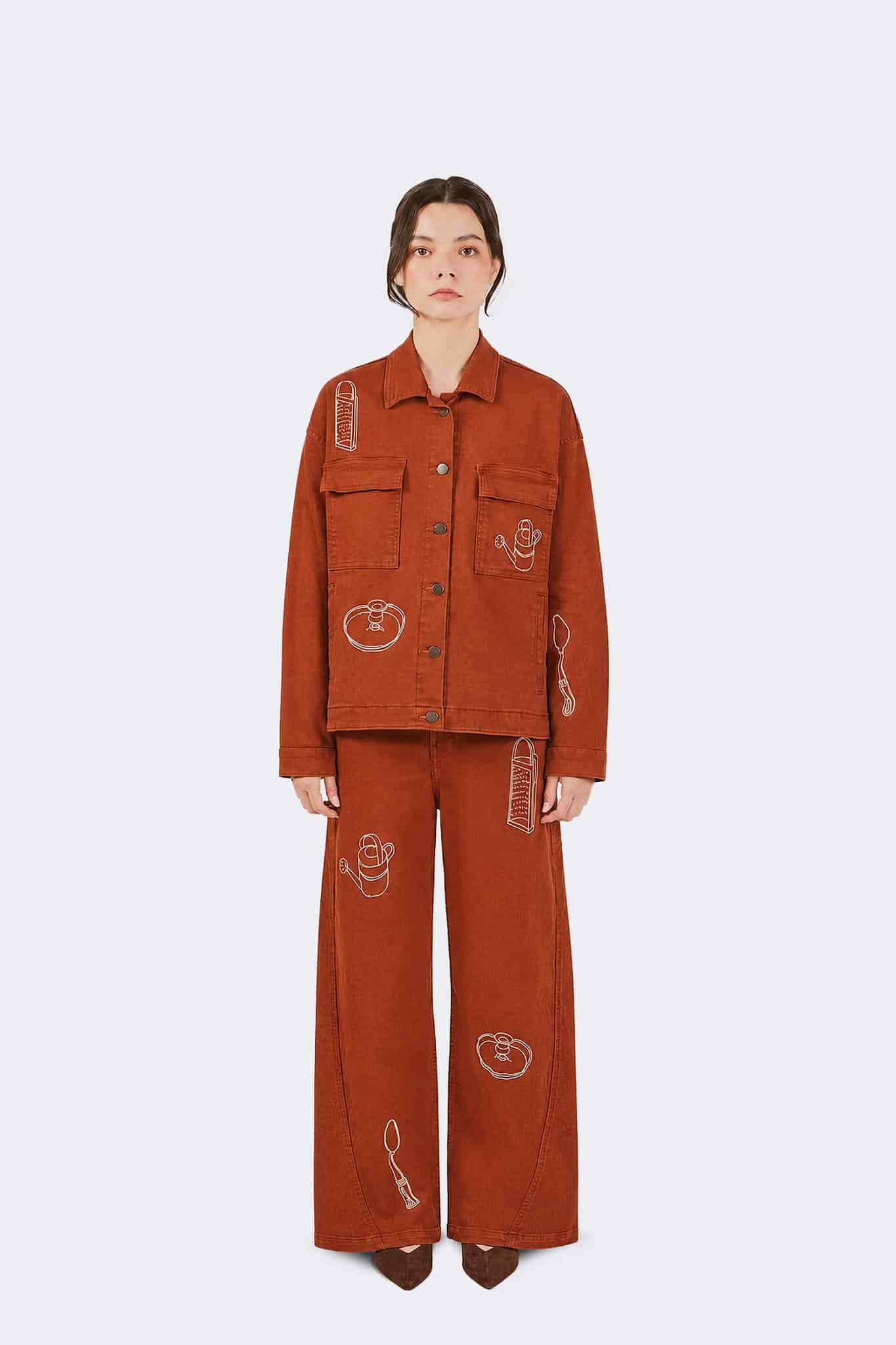 Chaqueta Payla - Ladrillo - miniatura 3