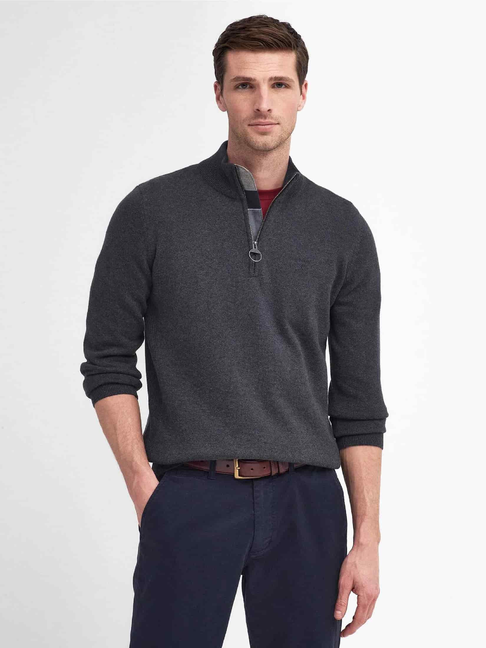 Cotton Quarter-Zip Jumper - miniatura 14