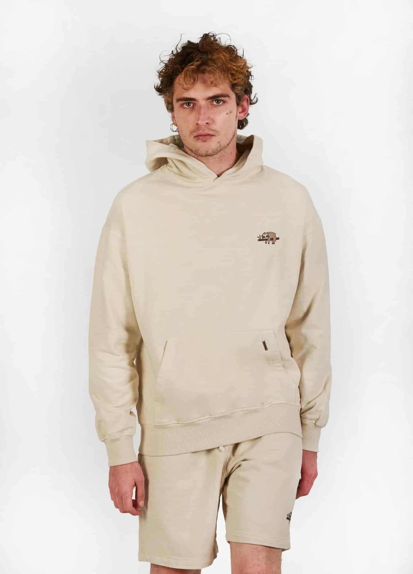 Basic Ciampino Hoodie - Crema - miniatura 4