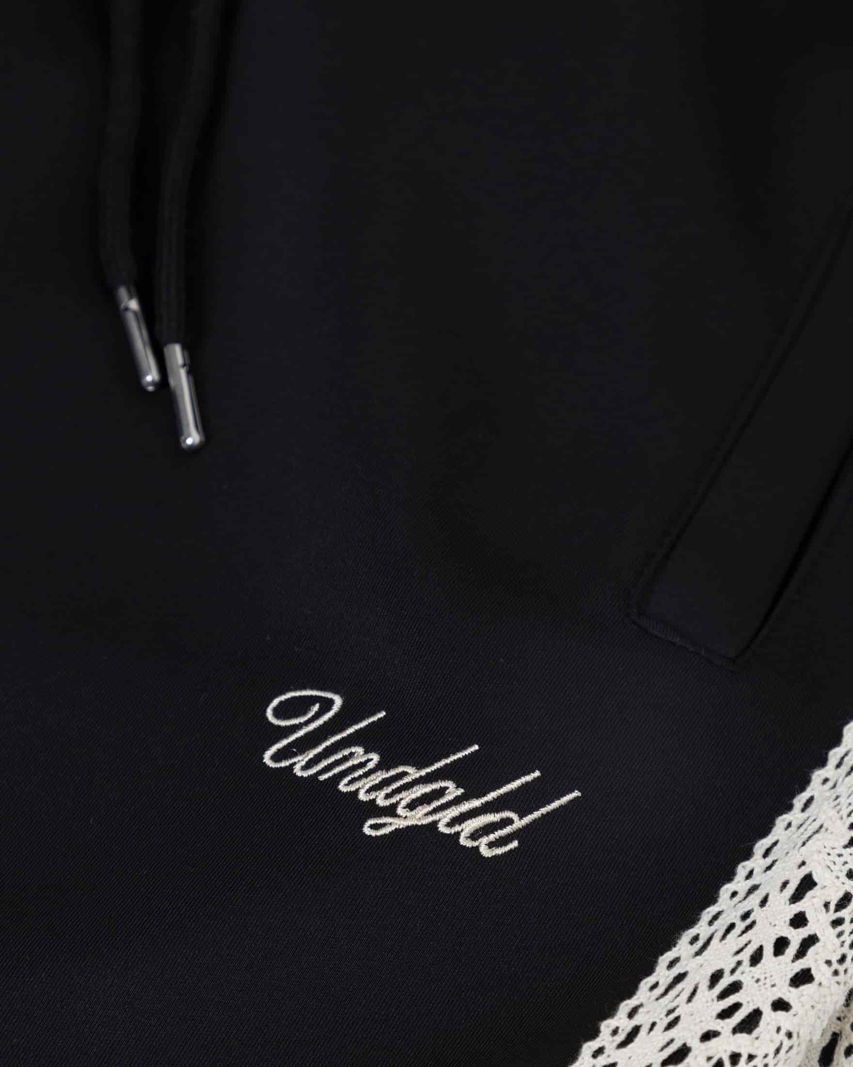 Basics Undgld Lace-panel Track Pants Black - miniatura 4