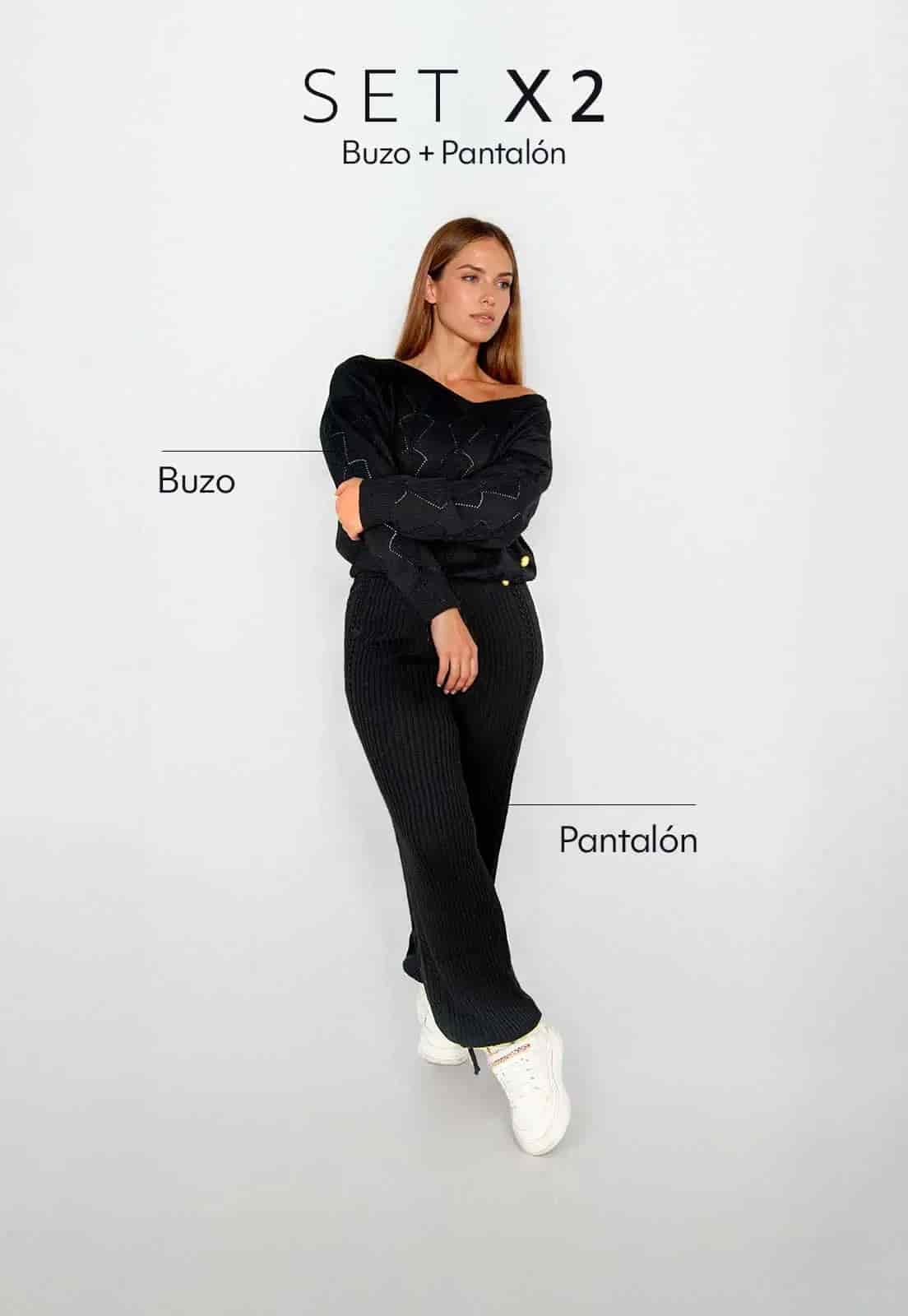 Set Buzo Hojas / Pantalón Amará - miniatura 1
