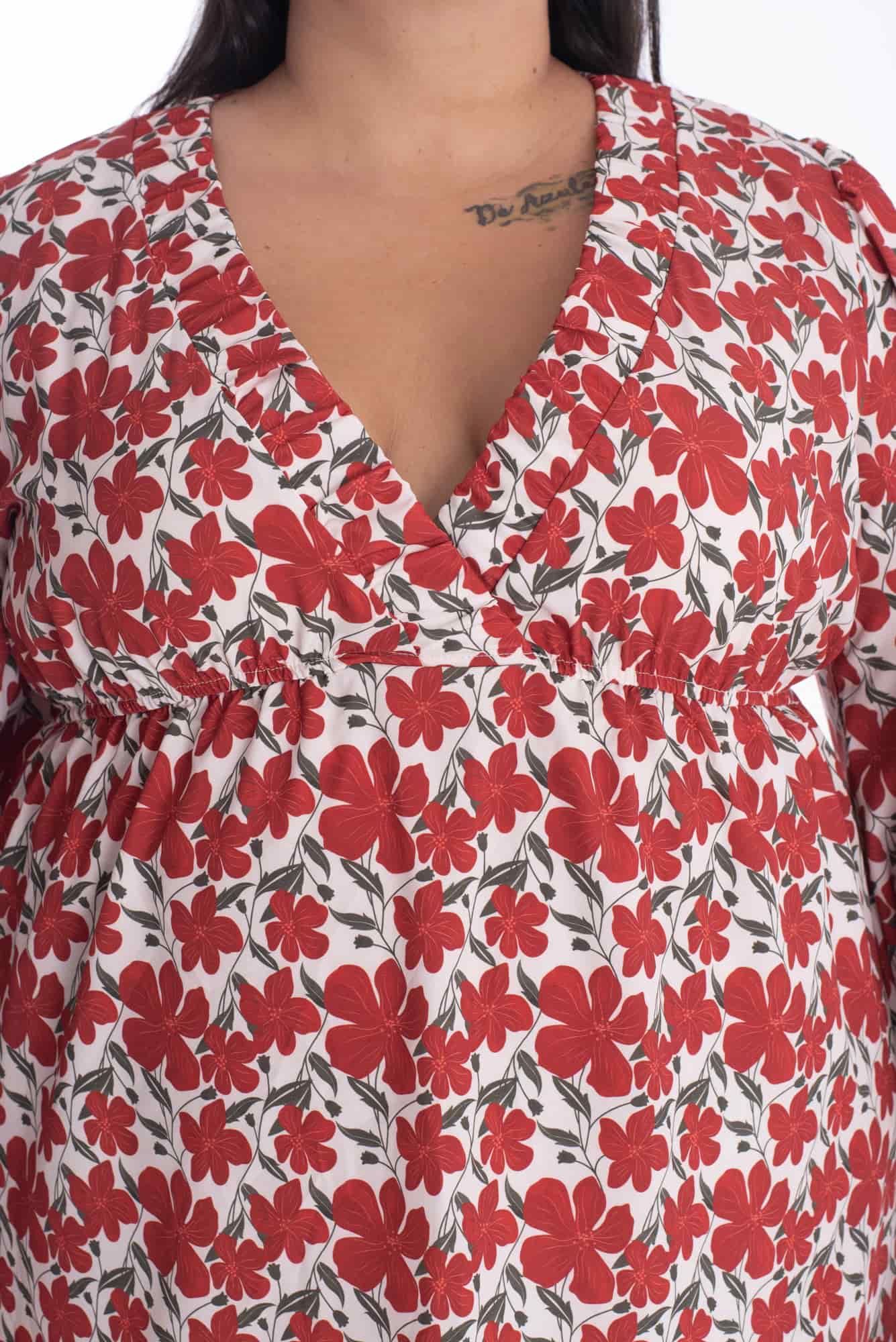 Vestido Boho Flores - miniatura 7