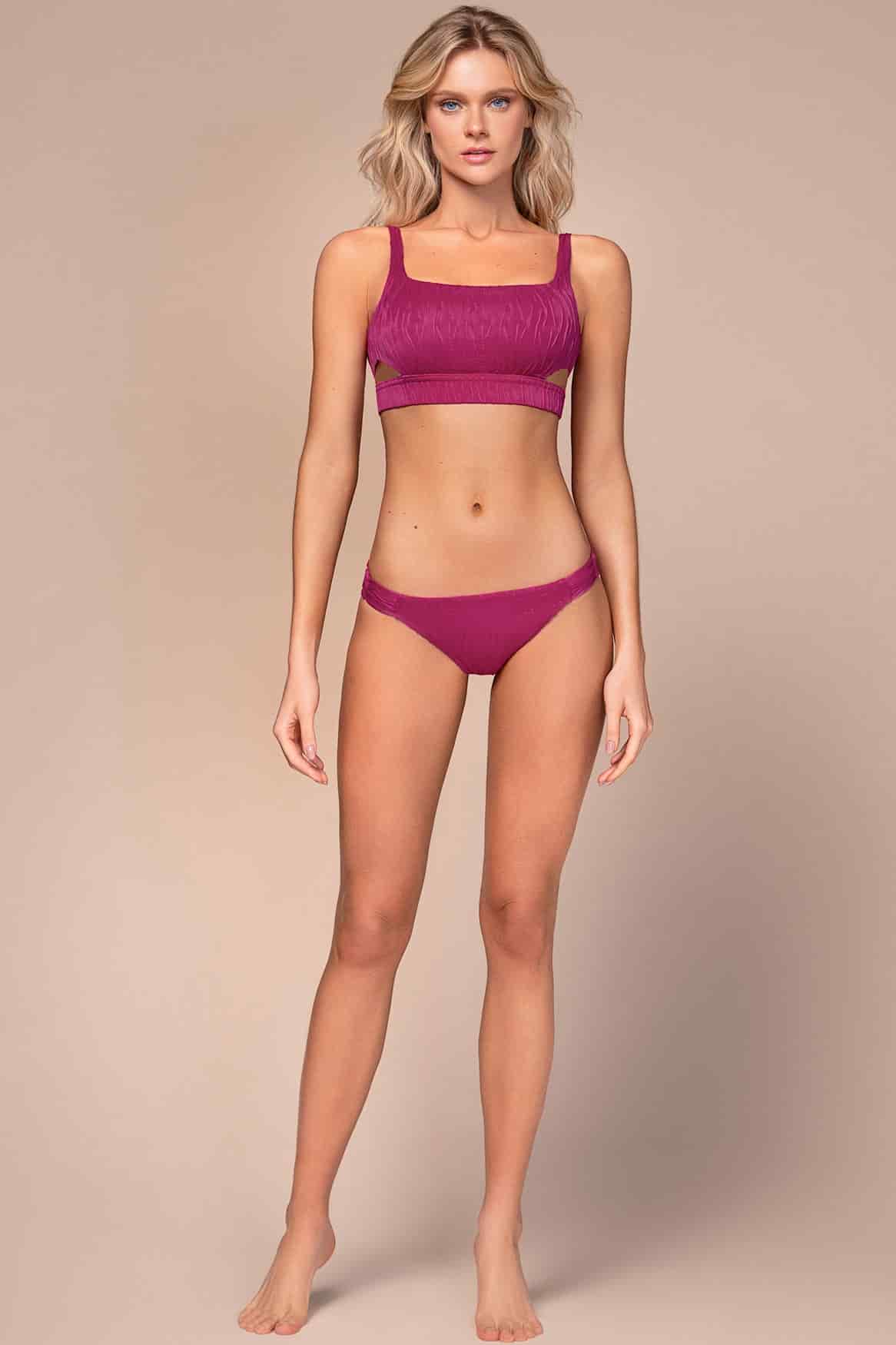 PANTY DE BIKINI ELIANA CERISE - miniatura 2