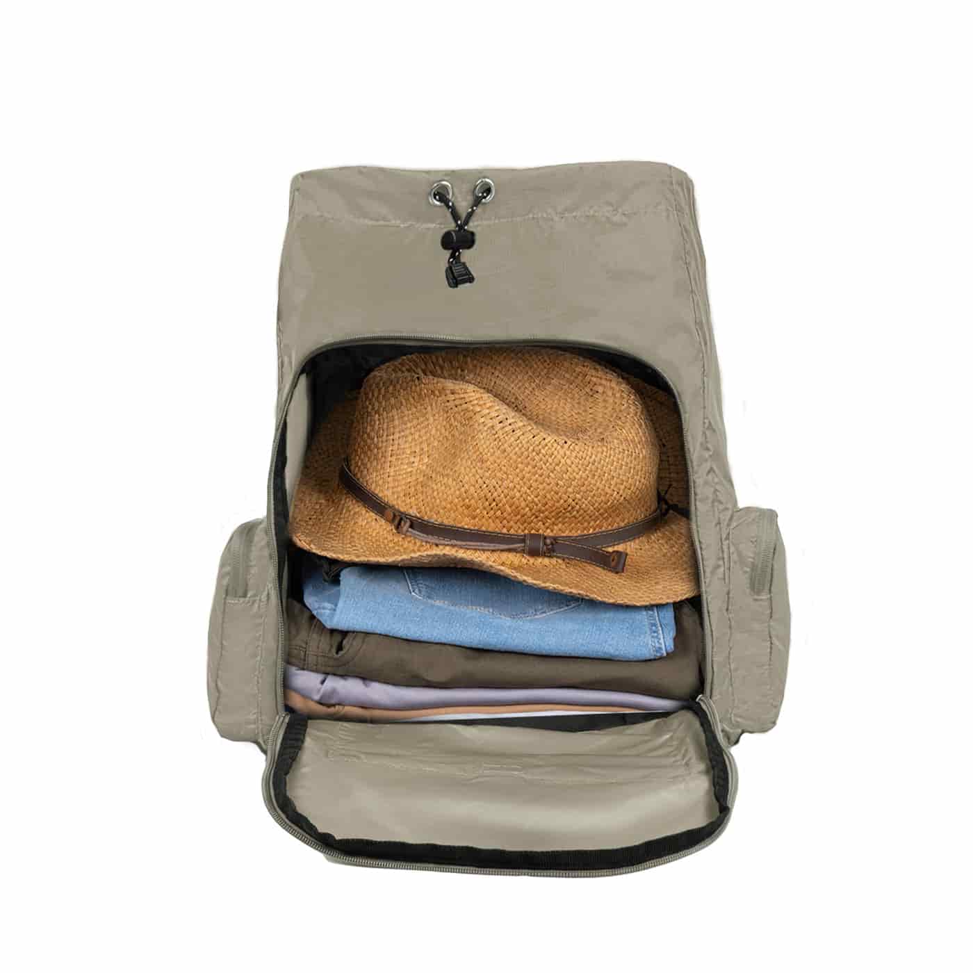 Morral Mochilero Pequeno Citybags Beige - miniatura 5