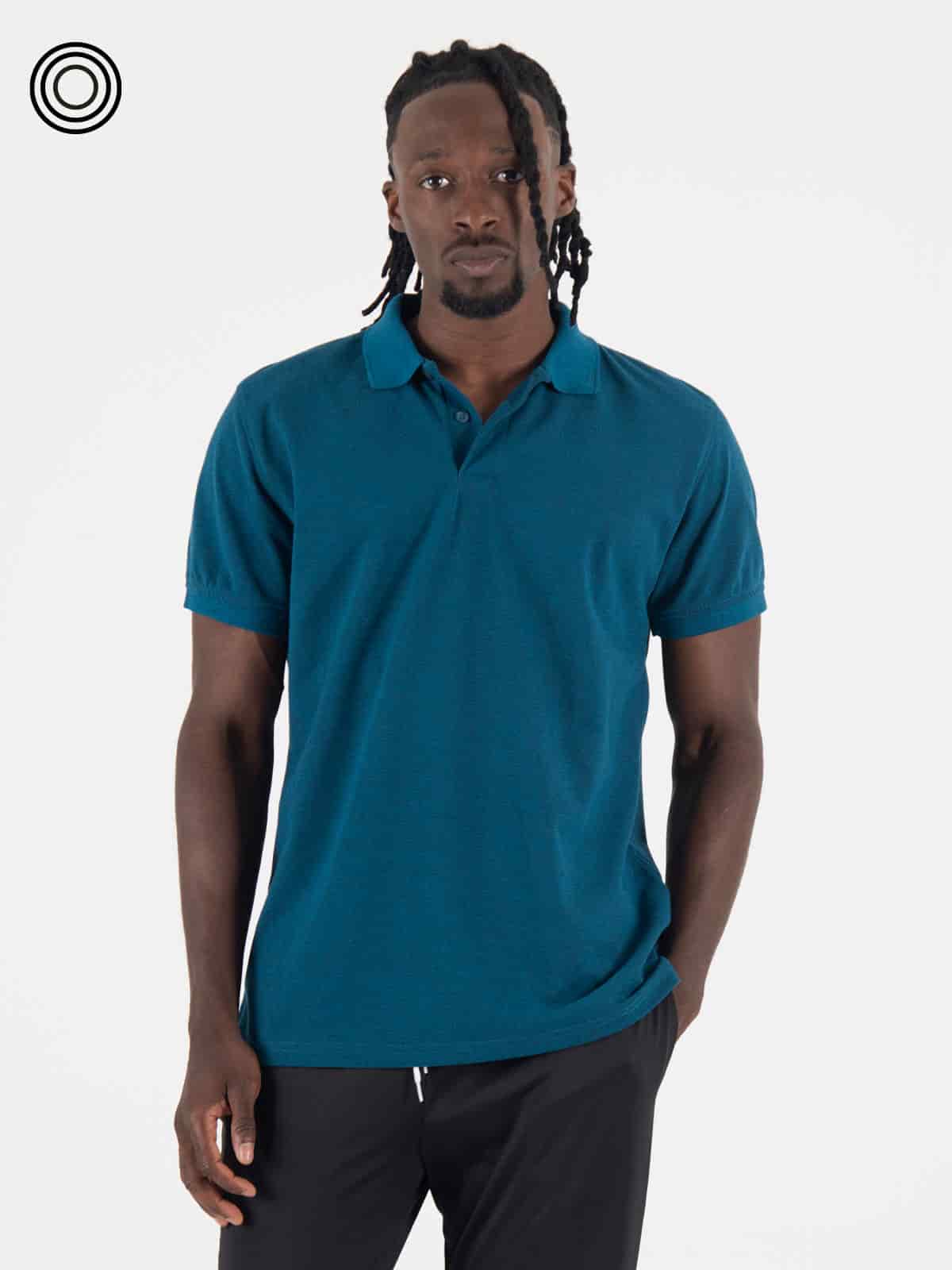Polo Camiseta Azul Perla - miniatura 1