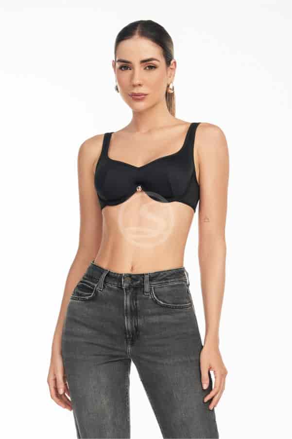 Bralette Fioré Negro Basic Santísimas Ref. S-629 - miniatura 1