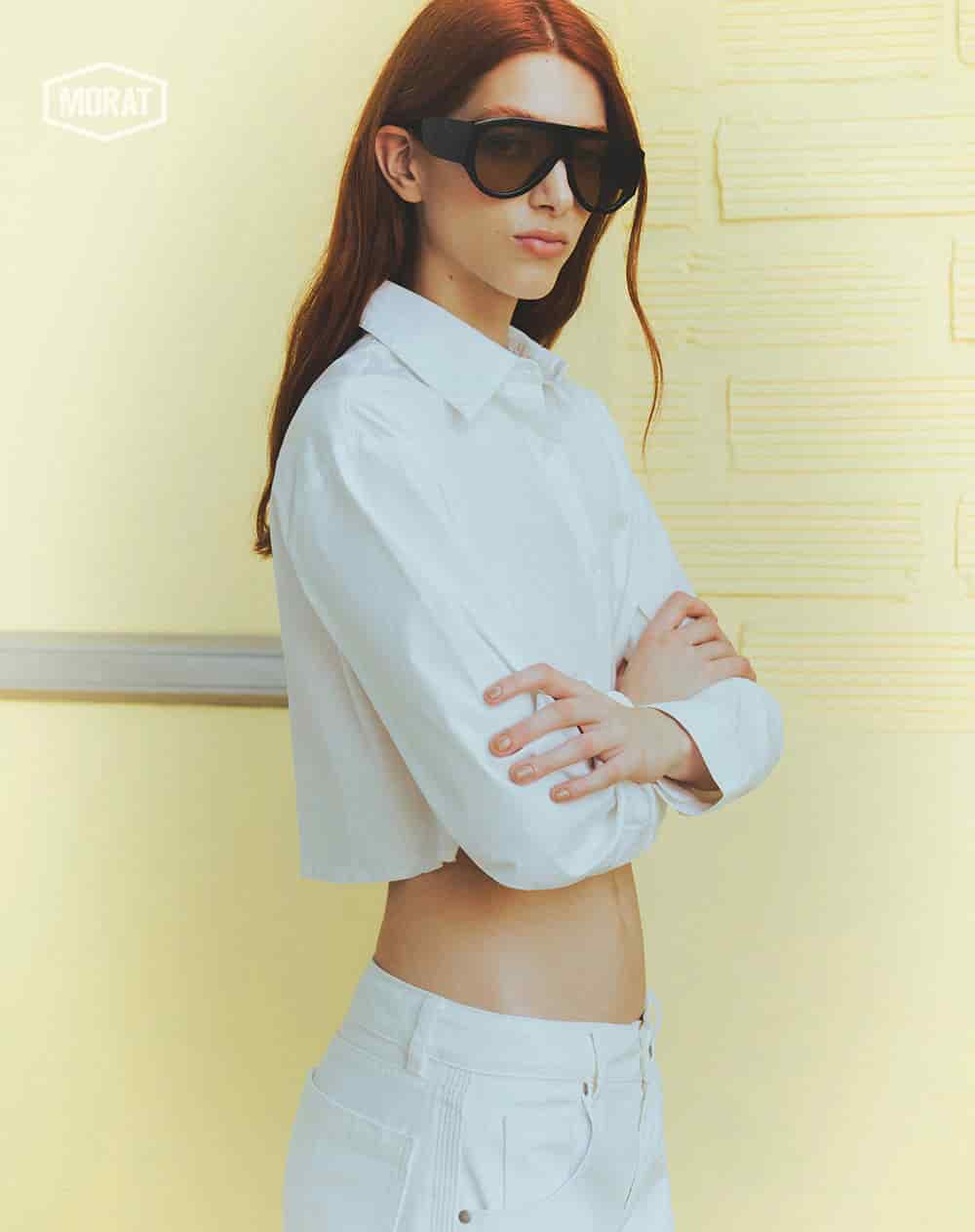 Camisa cropped mujer GEF | MORAT - miniatura 4