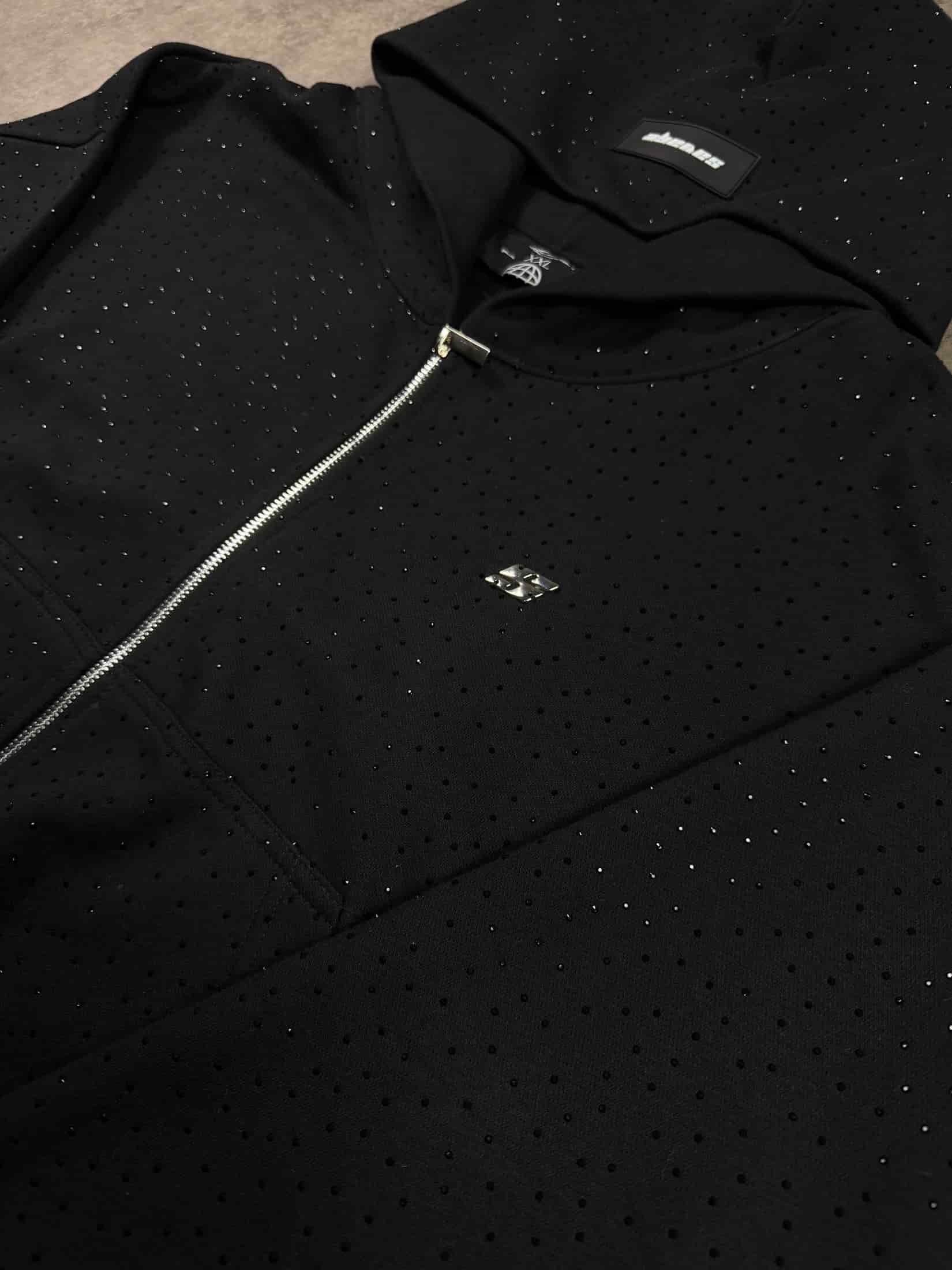 Double Zip Hoodie Boxy fit Diamond - miniatura 4