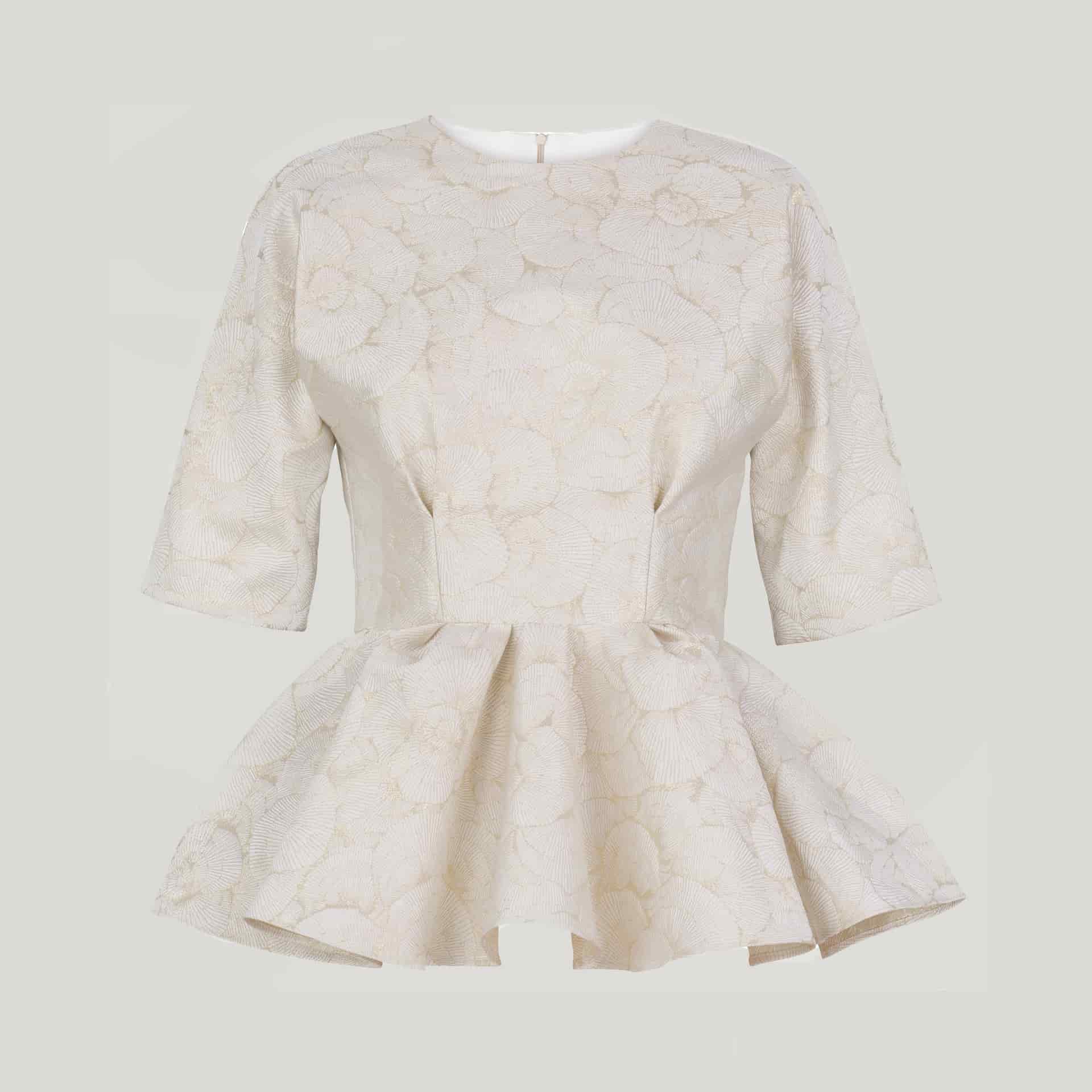 PEGGY TOP IN WHITE - miniatura 1
