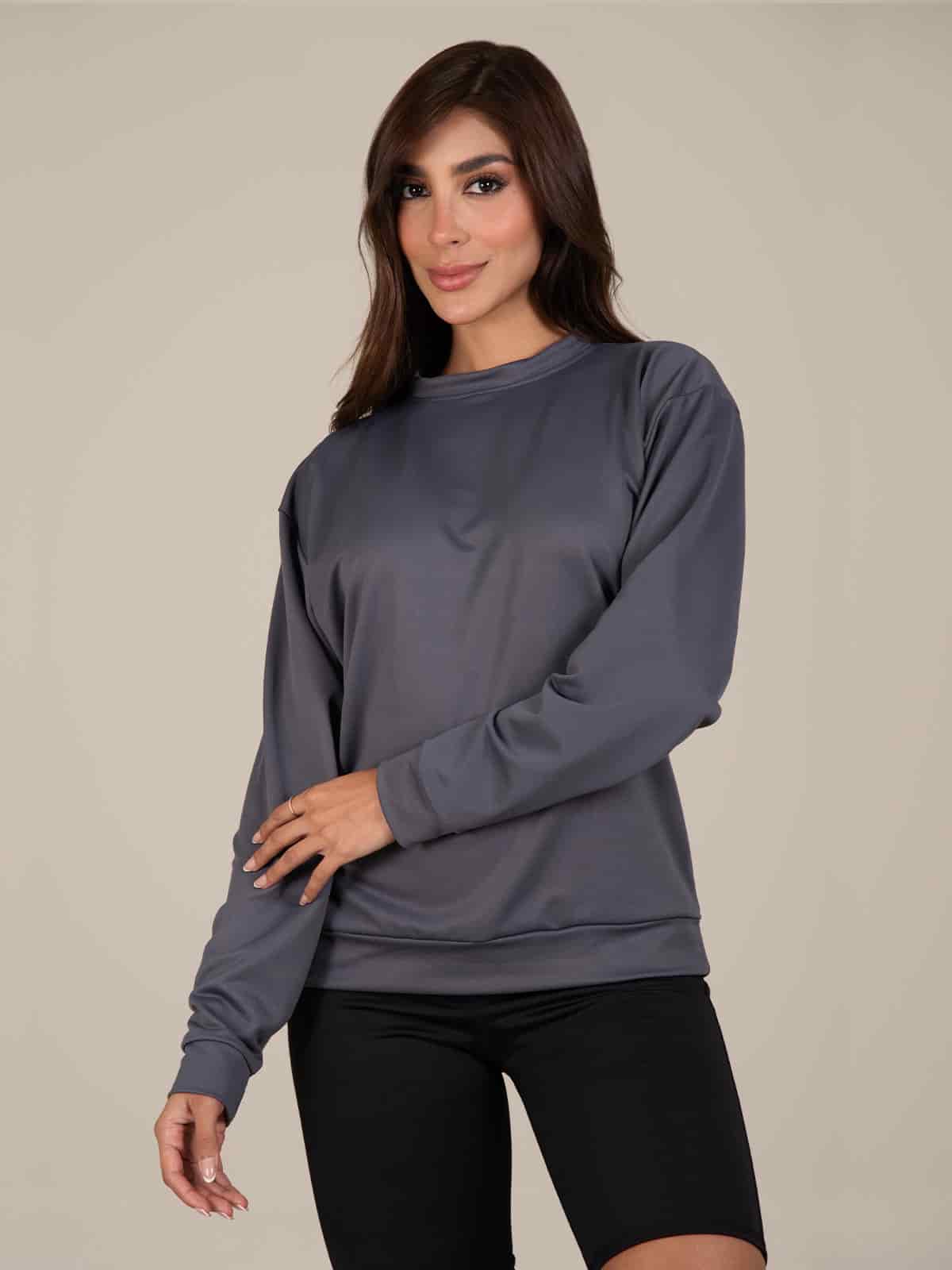BUZO UNISEX SORONA GRIS OSCURO - miniatura 4