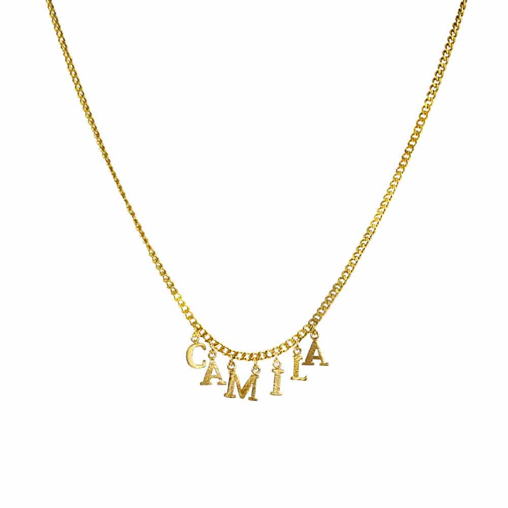 PreOrder Cadena 6 Letras Gold - miniatura 1
