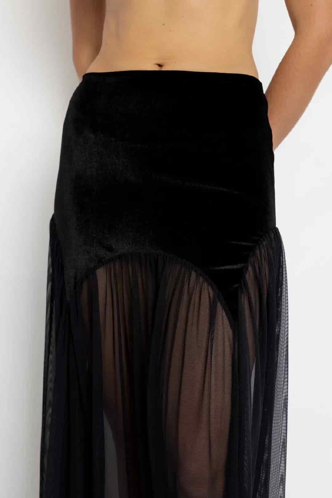 FALDA SUZETTE NEGRO - miniatura 2
