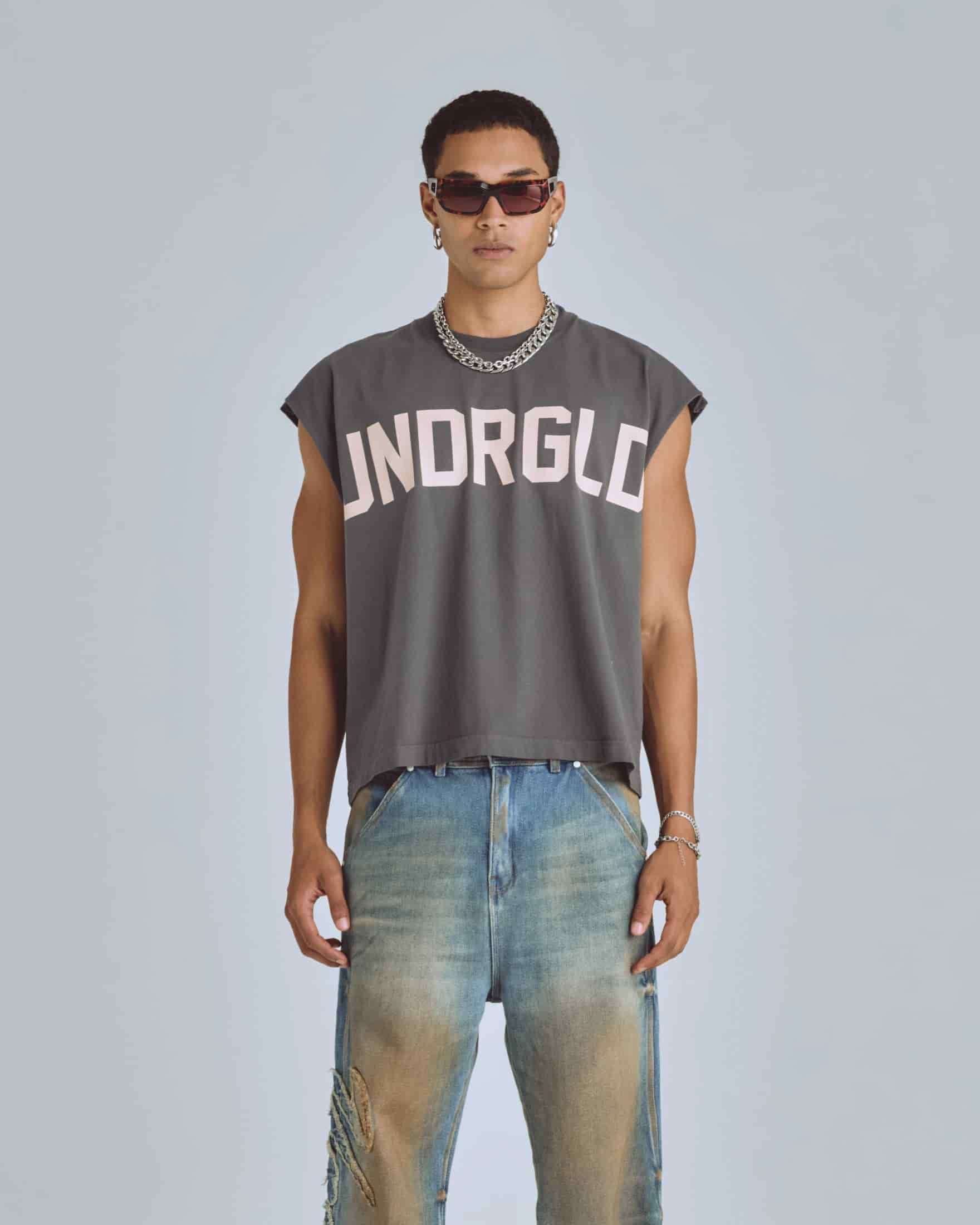 Agnus Dei UNDRGLD Sleeveless Tshirt Vintage Gray - miniatura 2
