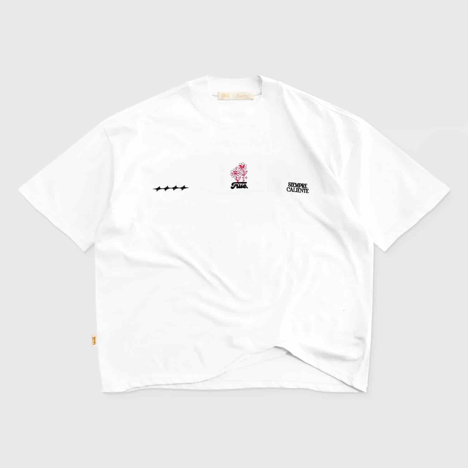 Latino Boxy T-Shirt - White - miniatura 3