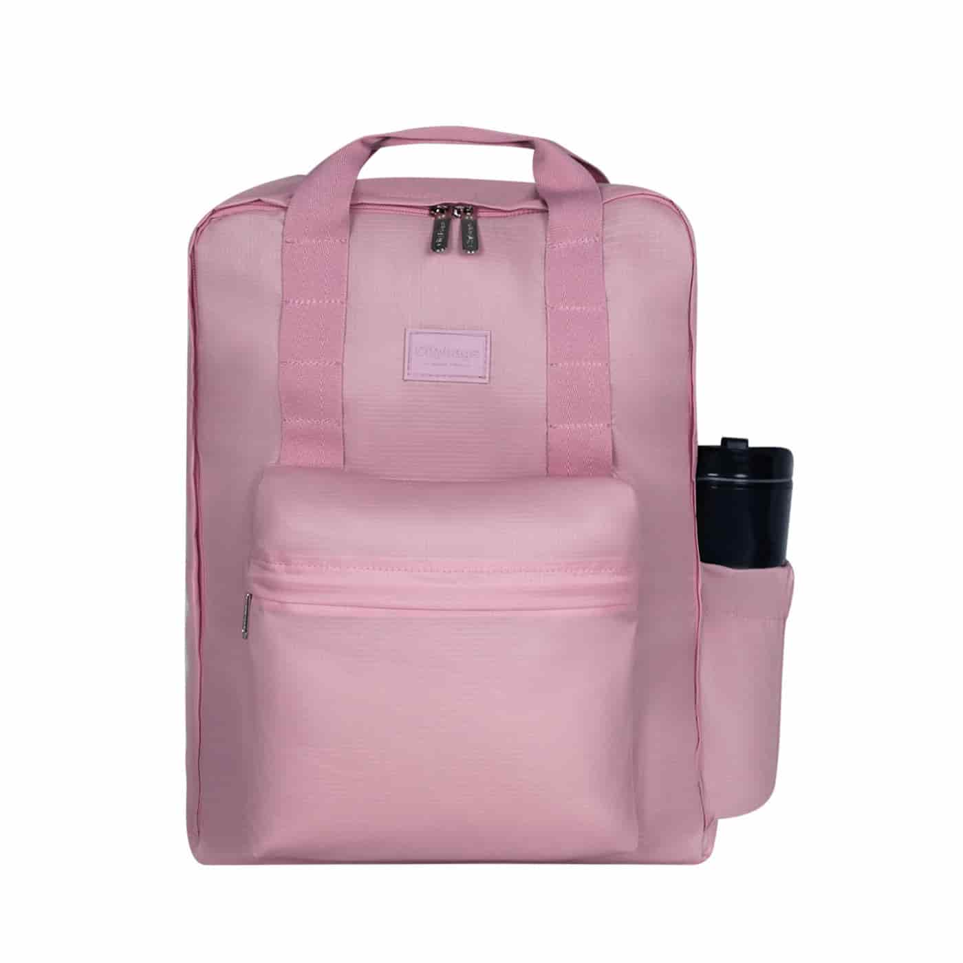 Morral Active Citybags Light Rosado Pastel - Plegable y Liviano - miniatura 5