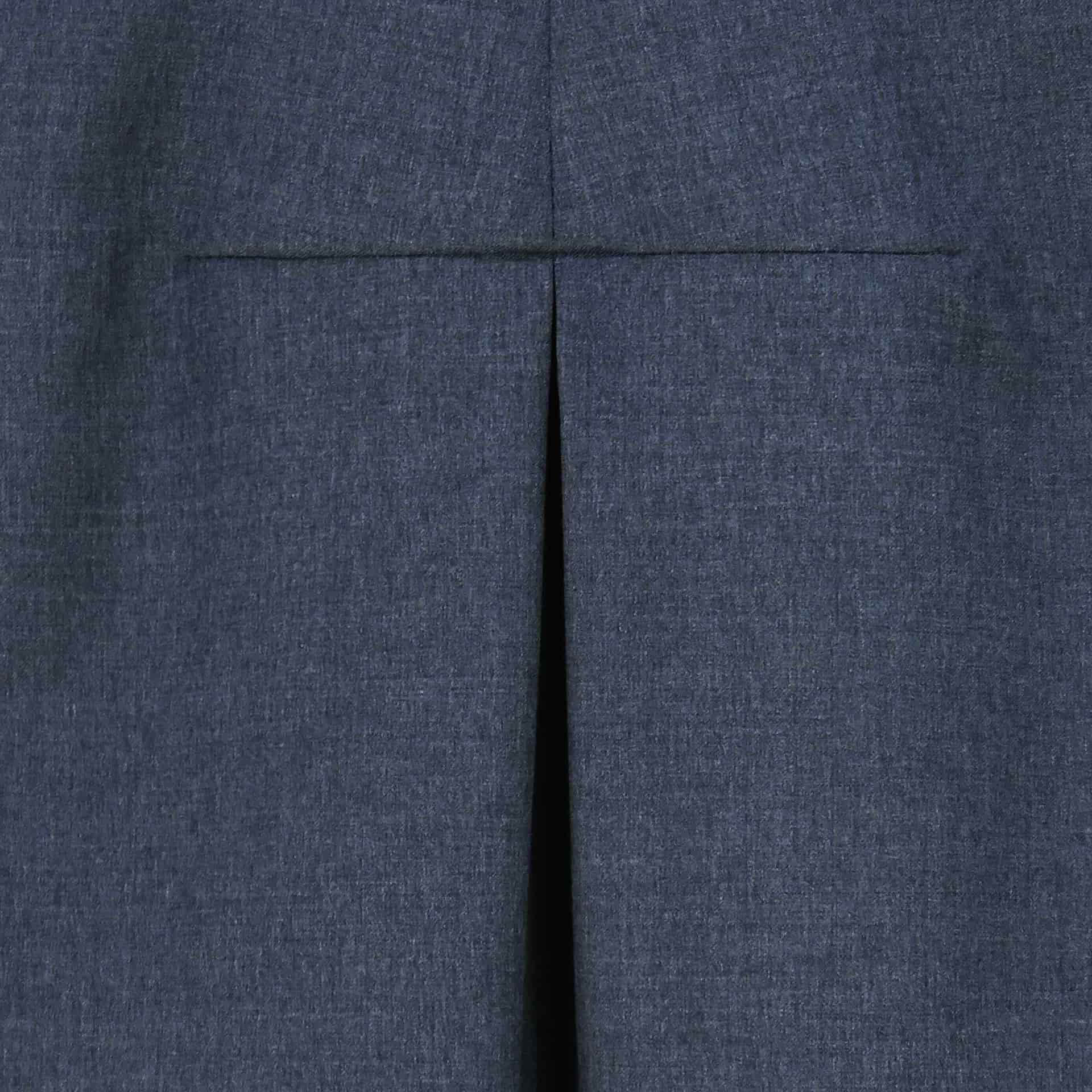 Pullover con Solapa Drapeada Gris Oscuro - miniatura 8
