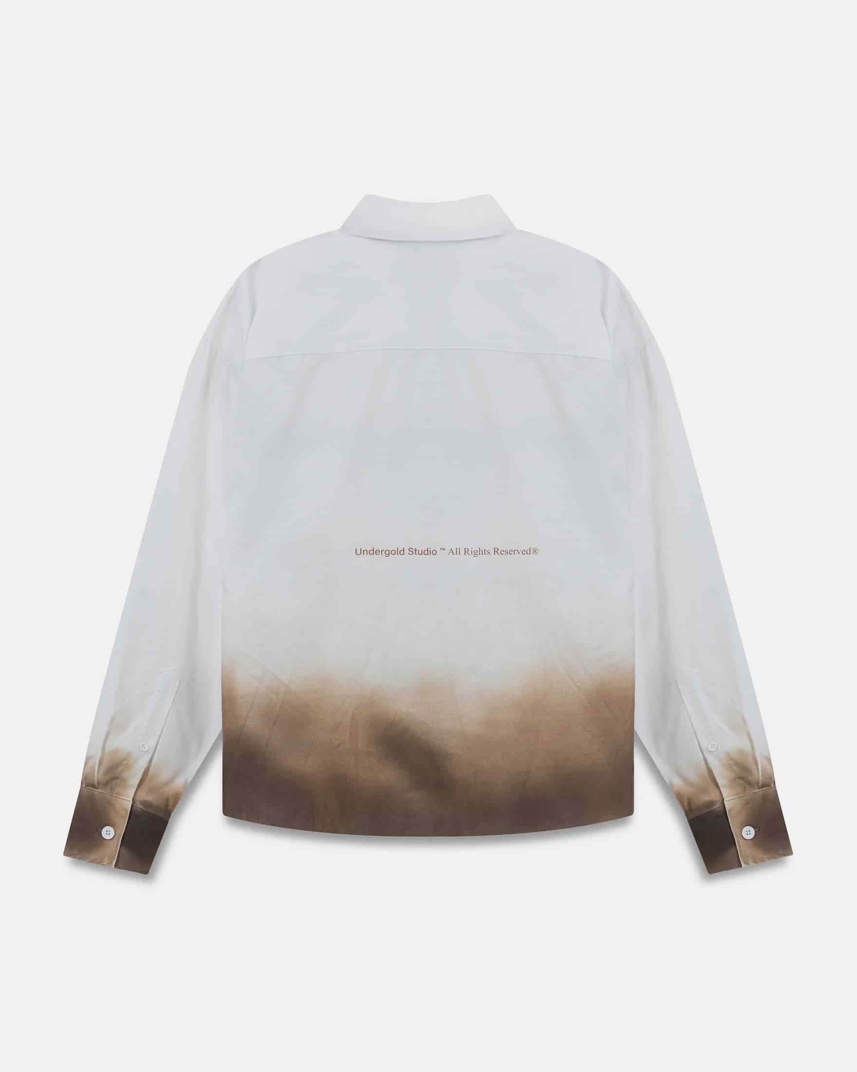 Spring Pray 4 Love Boxy Fit Long Sleeve Shirt Burnt White - miniatura 3