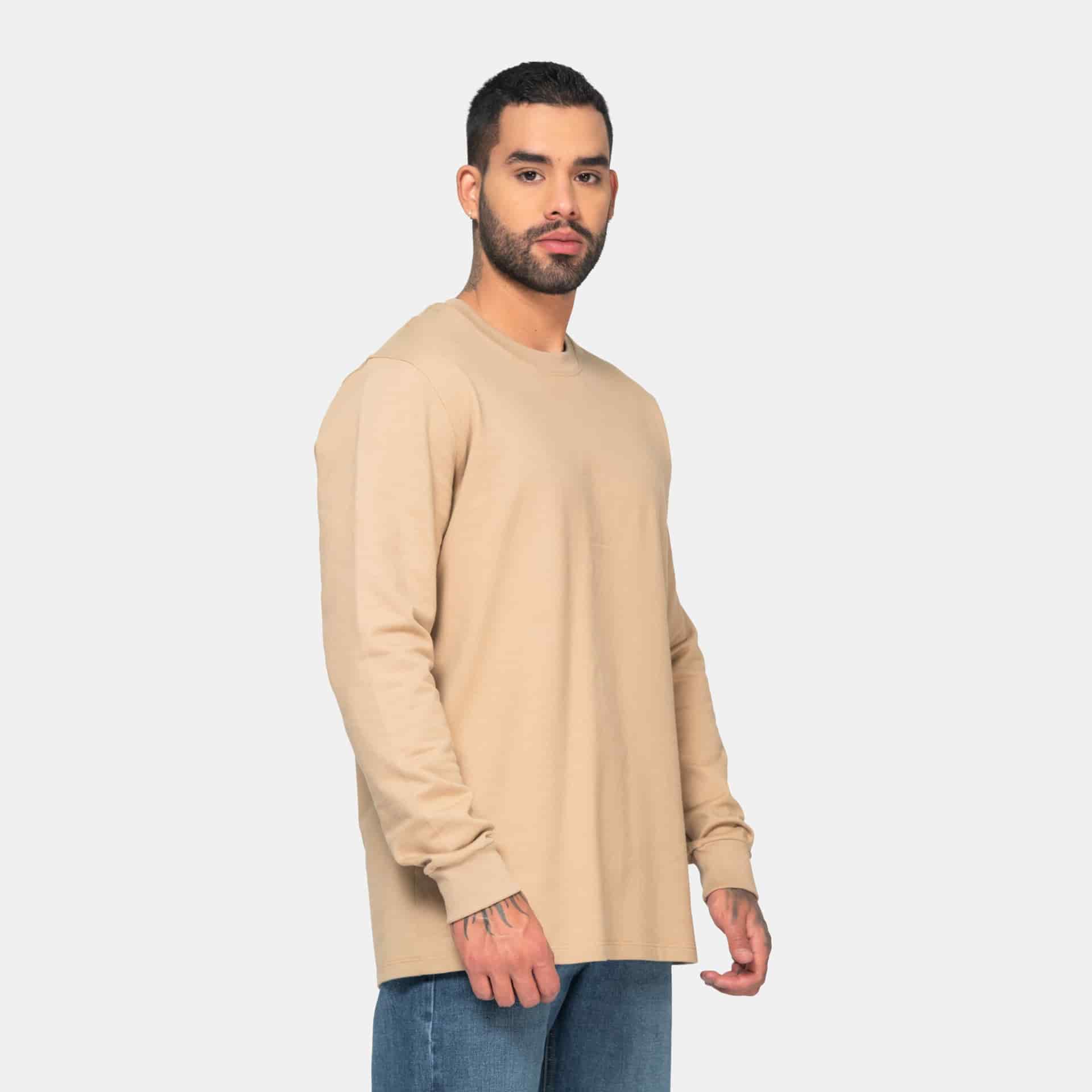 Long Sleeve Essential Kaki - miniatura 7