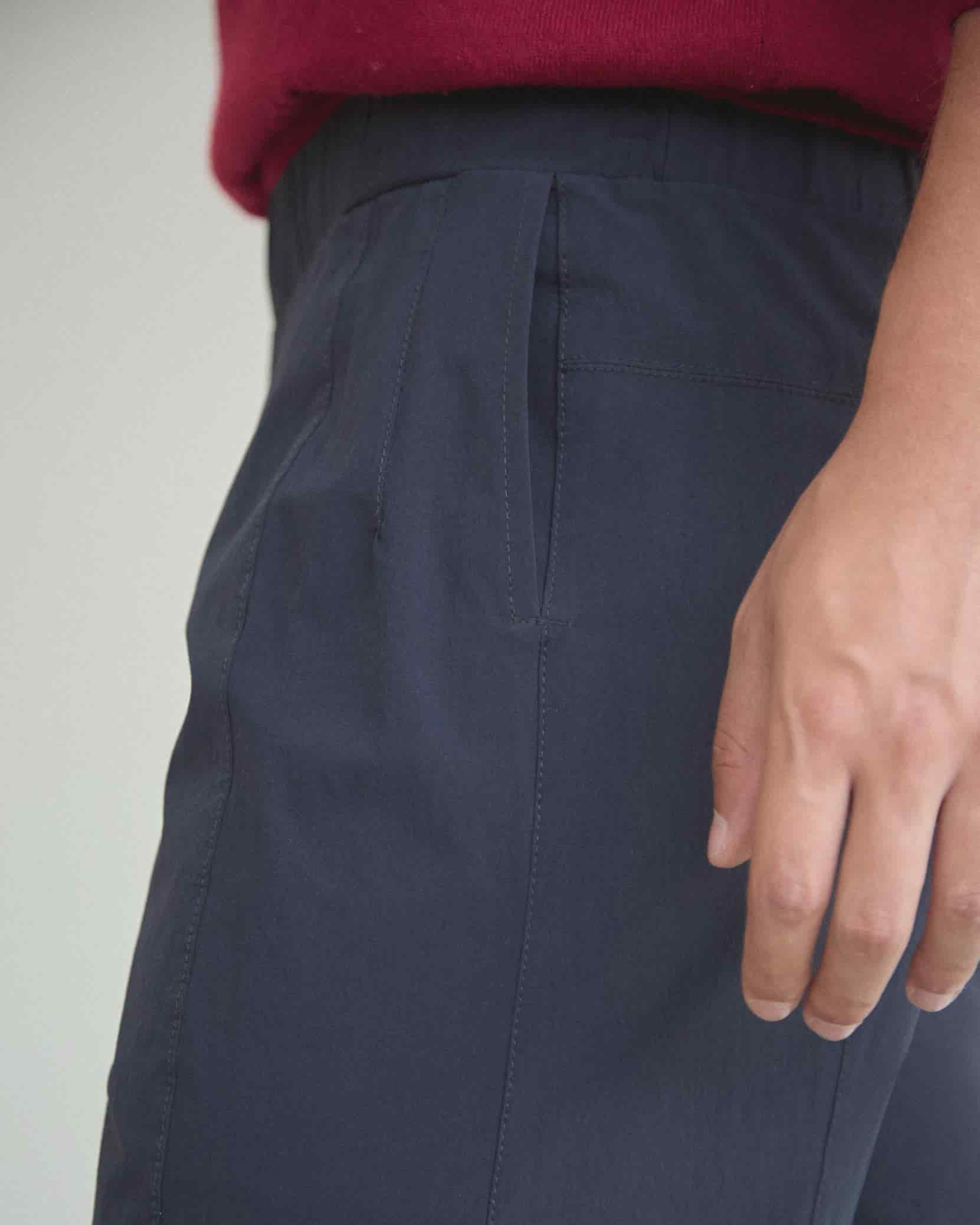 Pantalón Tech Ultra-Ligero Azul Oscuro VERANIEGO MAS - miniatura 4