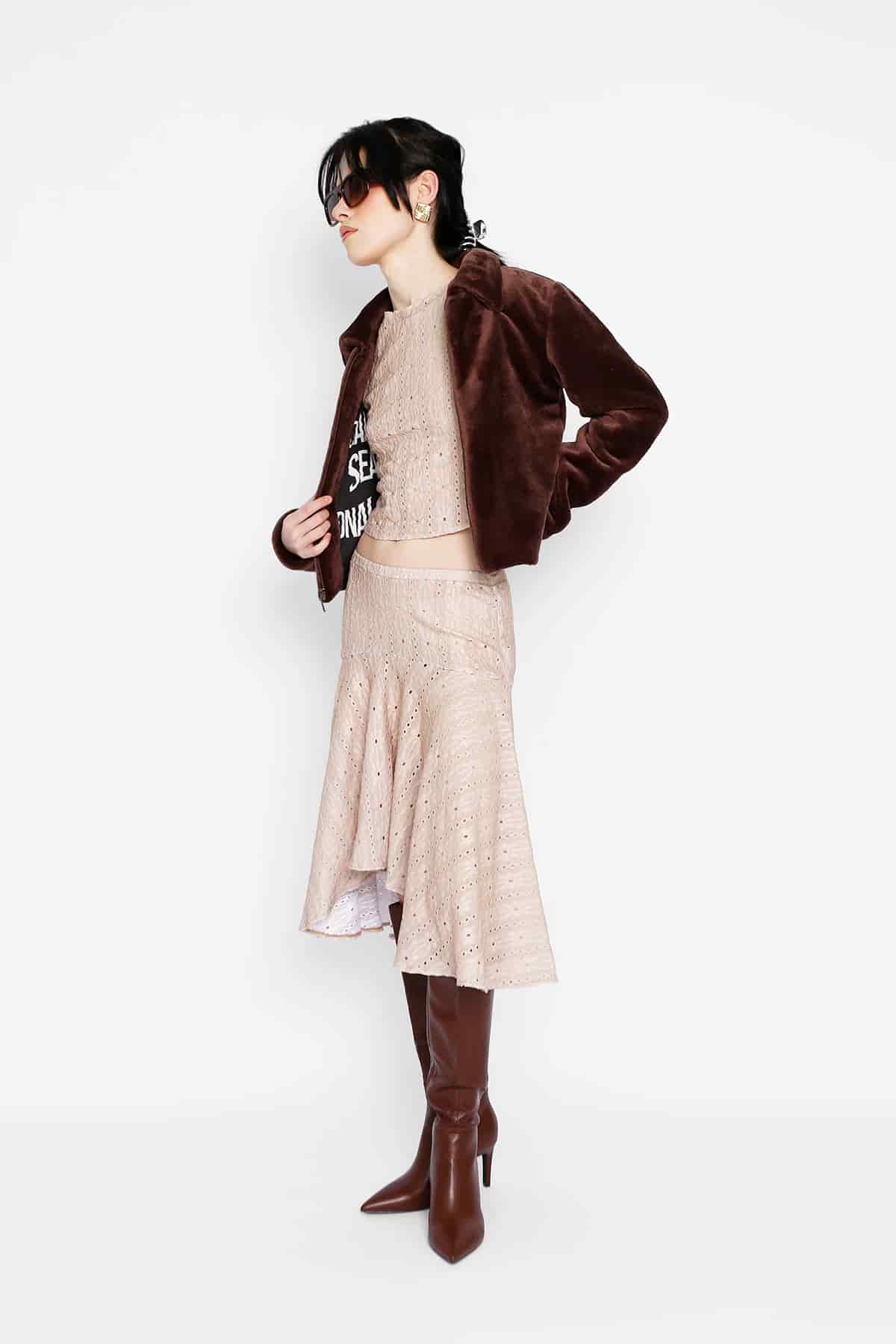 The Fuzzy Jacket in Brown - miniatura 1