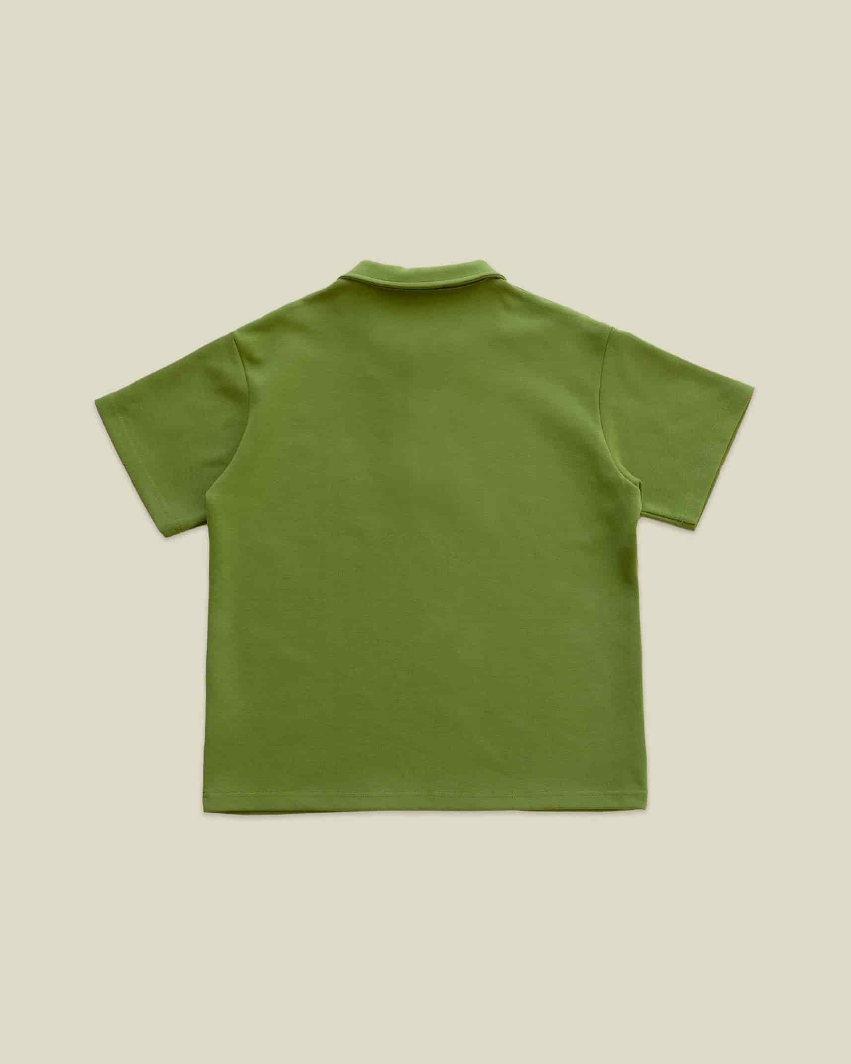 Camisa Polo Tarde y te verde oliva - miniatura 3