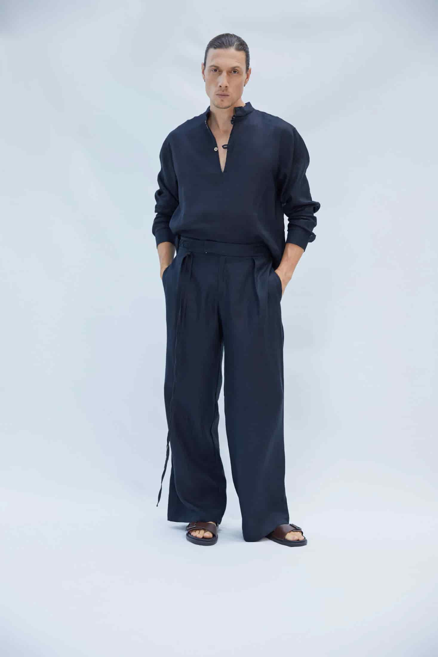 JULES PANTS BLACK - miniatura 2