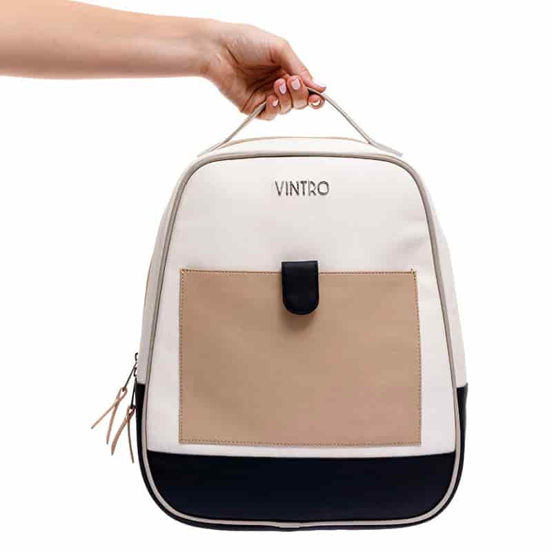 Morral Para Mujer Atenas Negro Con Bolsillo externo - miniatura 4