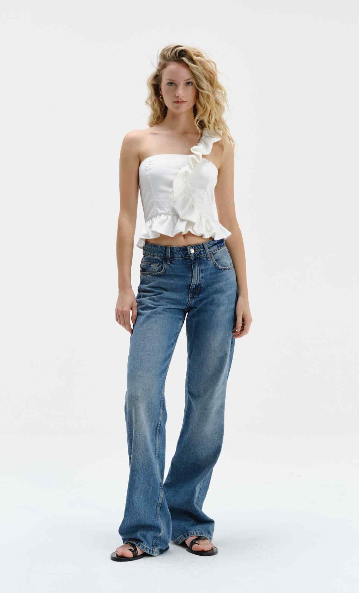 Blusa Lori Ivory - miniatura 1