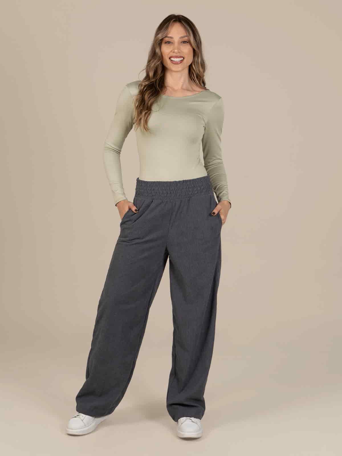 Pantalon karina indiana gris - miniatura 1