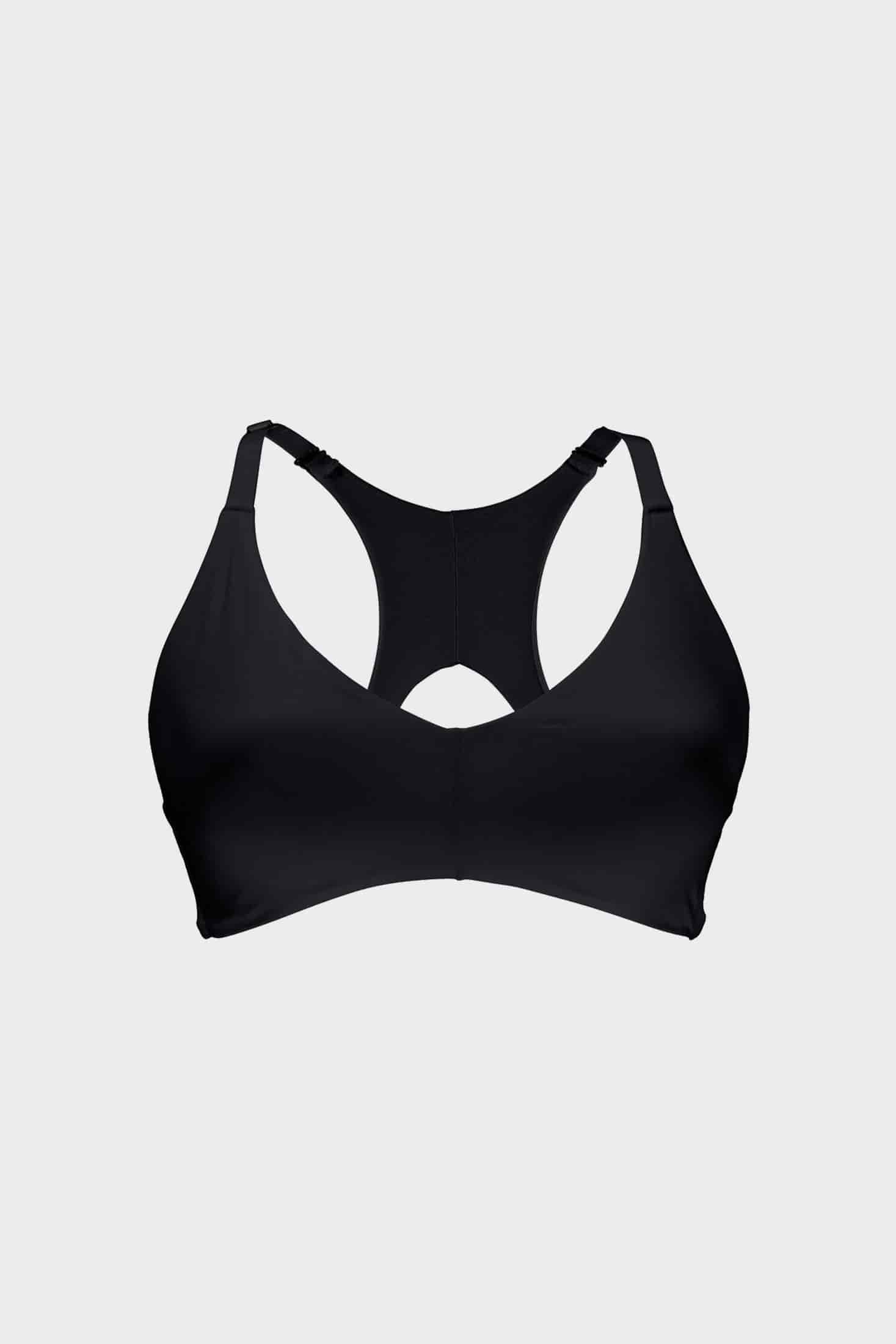 BRALETTE LISO ELLIPSE SIN ARO NI COPA TOTAL COMODIDAD 24 HORAS NEGRO - miniatura 4