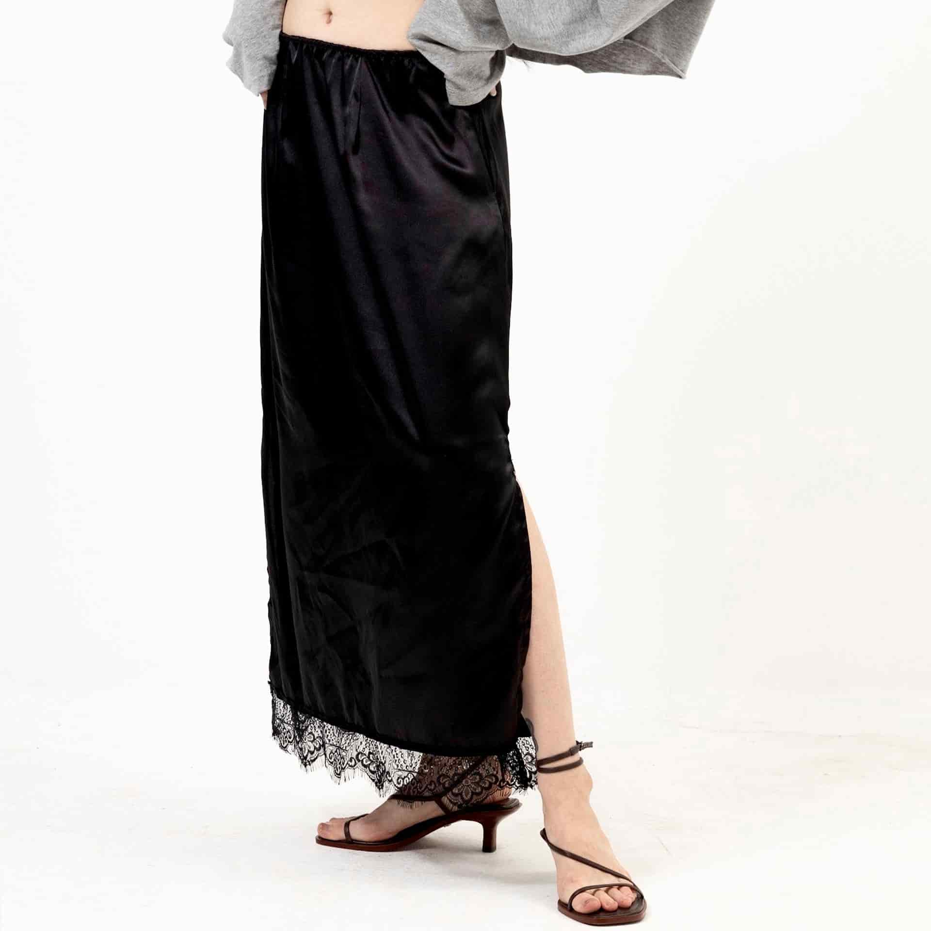 SATIN SKIRT - miniatura 1
