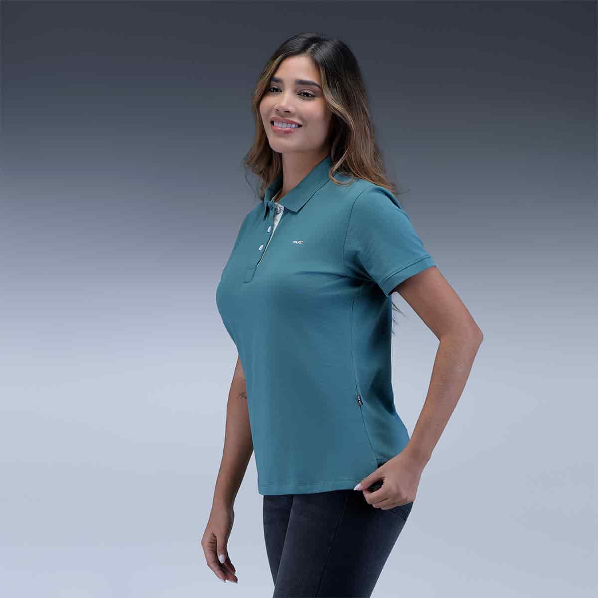 Polo Verde Mujer - miniatura 3