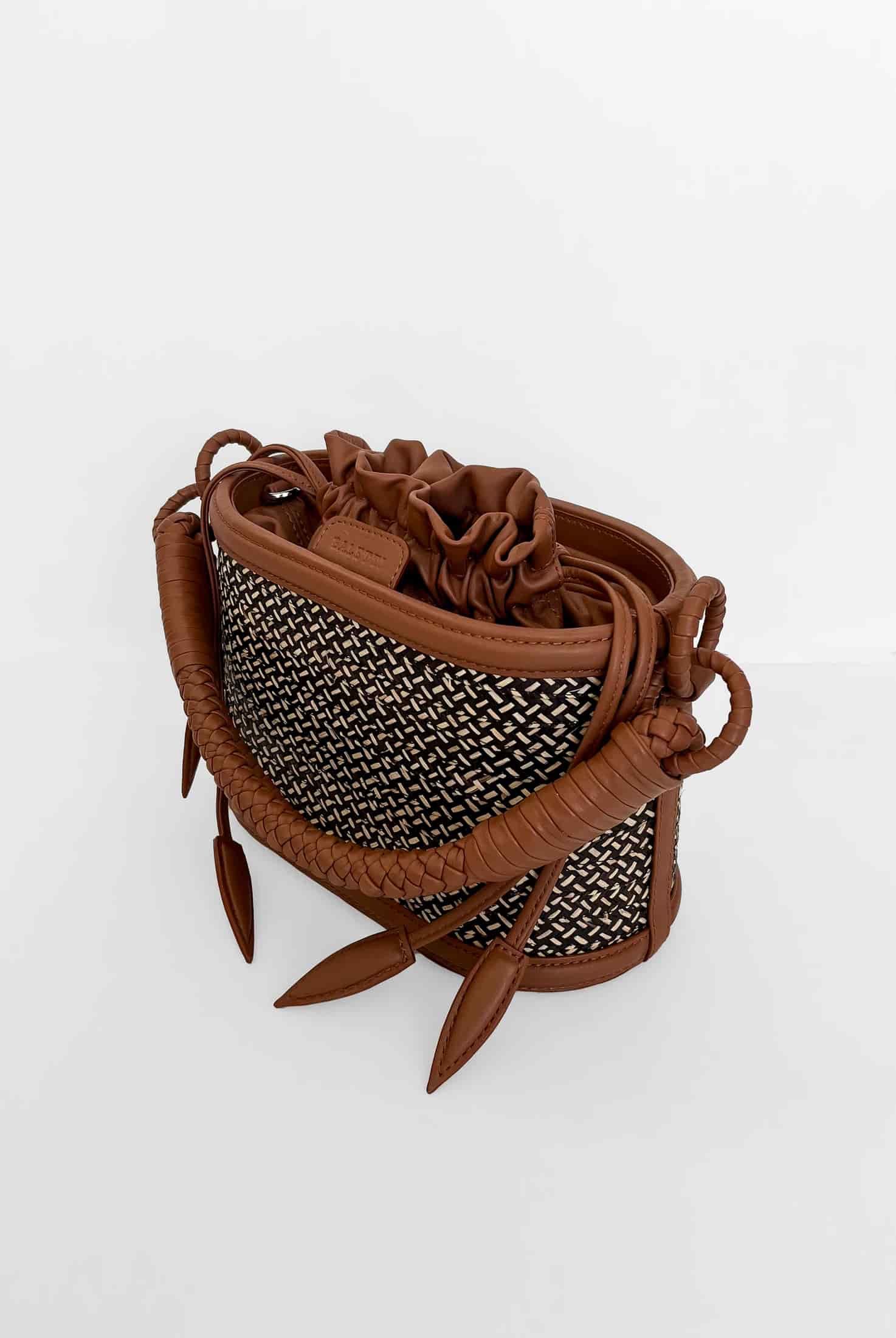 Caña Basket Bucket, Marbled Brown - miniatura 4