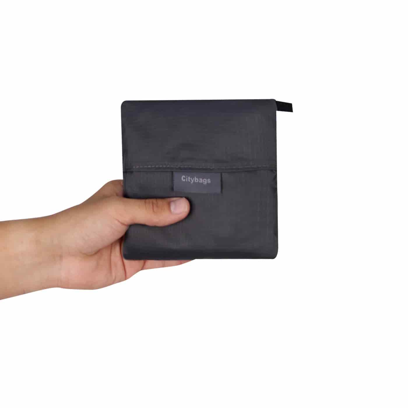 Bolsa Compras Light Negro Citybags - miniatura 3
