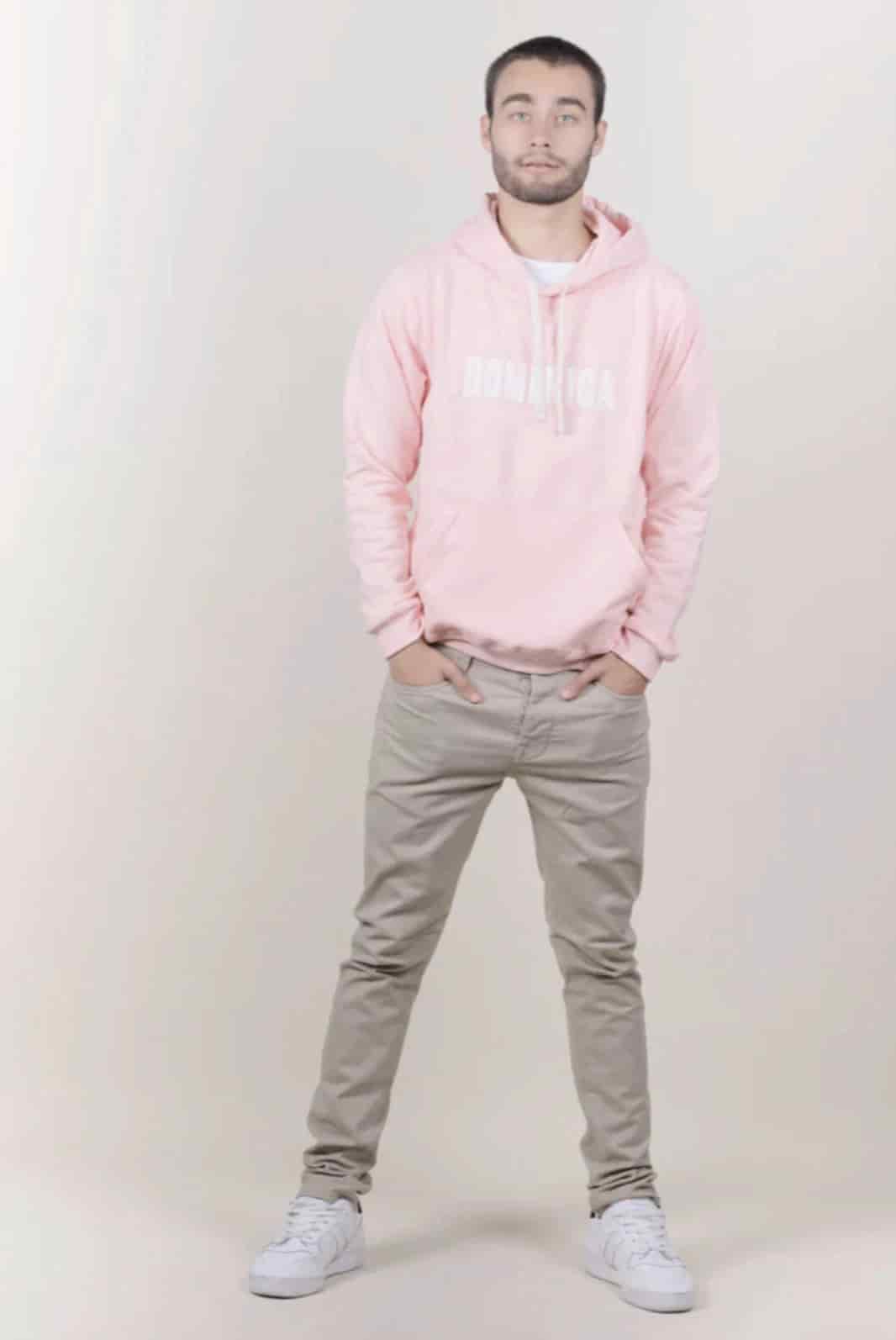 HOODIE DOMENICA ROSADO - UNISEX - miniatura 4