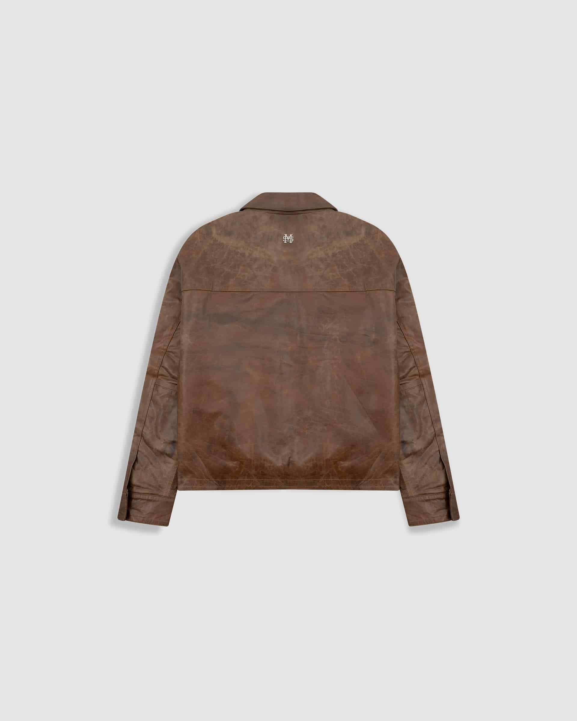Chaqueta Monogram Leather - Miel - miniatura 6